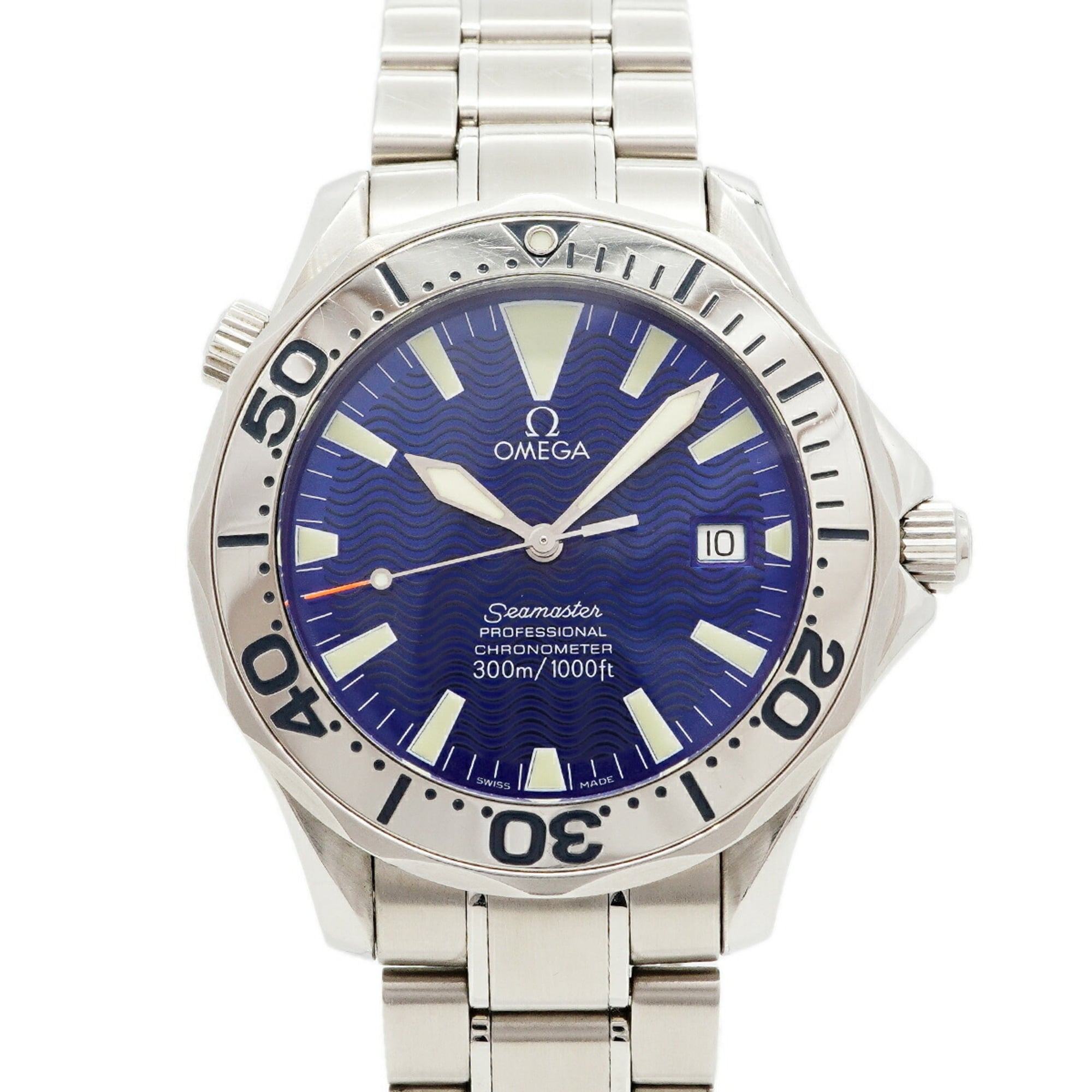 Omega Seamaster 300 2255.80 Blue Dial Men's Watch — Good