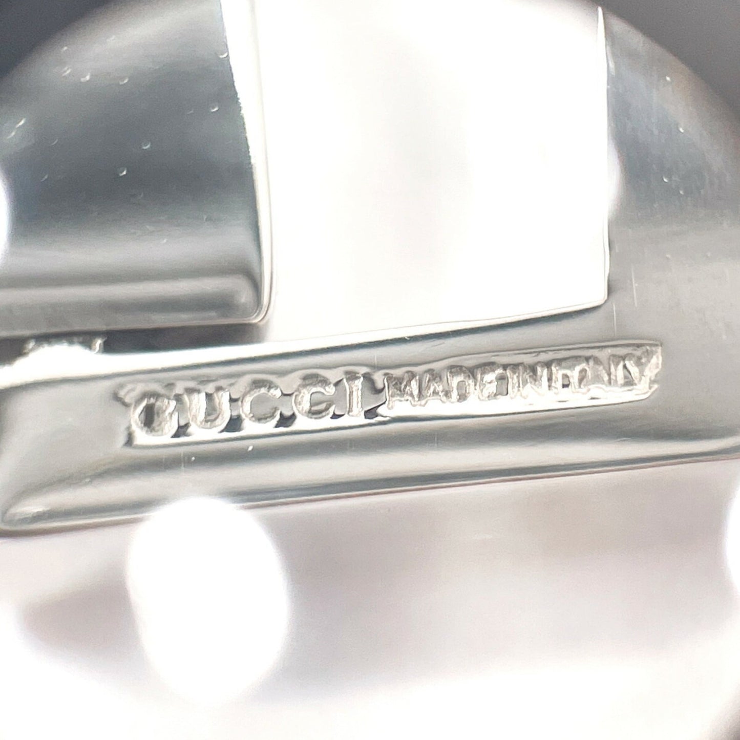 GUCCI Gucci Cufflinks, 925 Sterling Silver, Men's