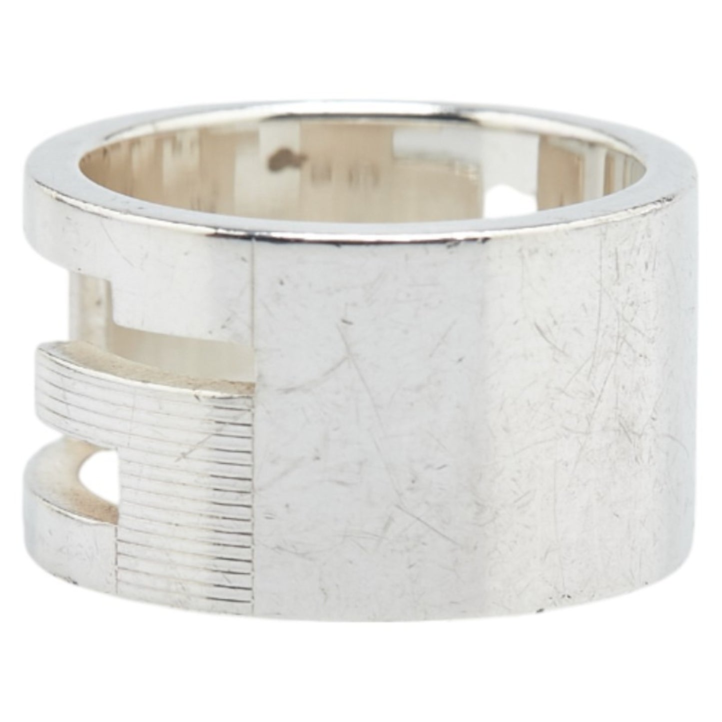 Gucci Branded G Ring, SV925 Silver, Women's, GUCCI