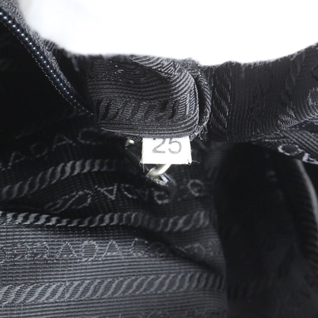 Prada Tessuto Nylon Triangle Logo Tote Bag in Black for Men