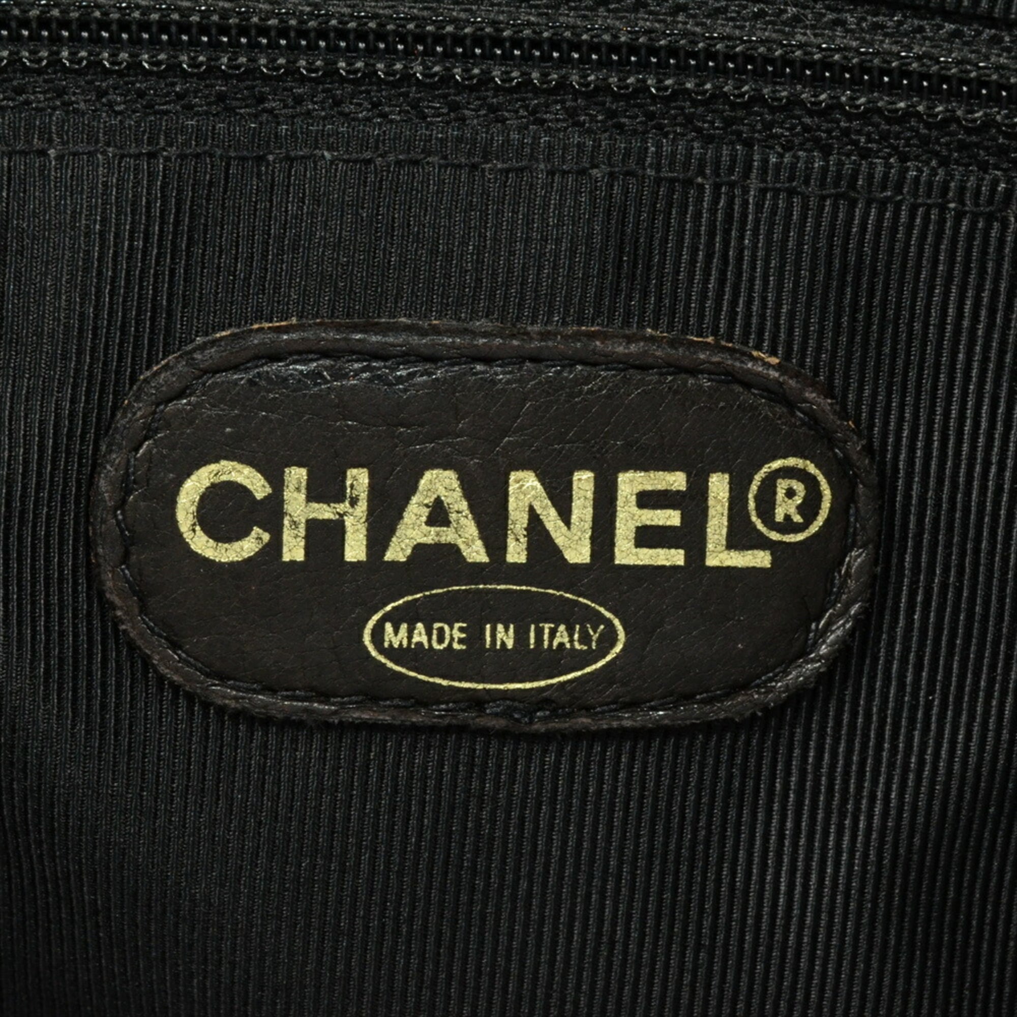 CHANEL Shoulder Bag Caviar Skin Black Turnlock Chain Women's — New - Store Return