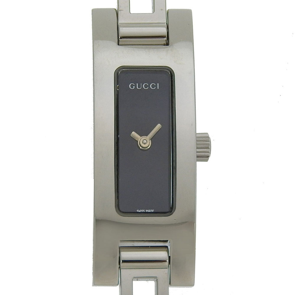 Gucci GUCCI Watch 3900L Stainless Steel Quartz Analog Display Black Dial Women's — Very Good