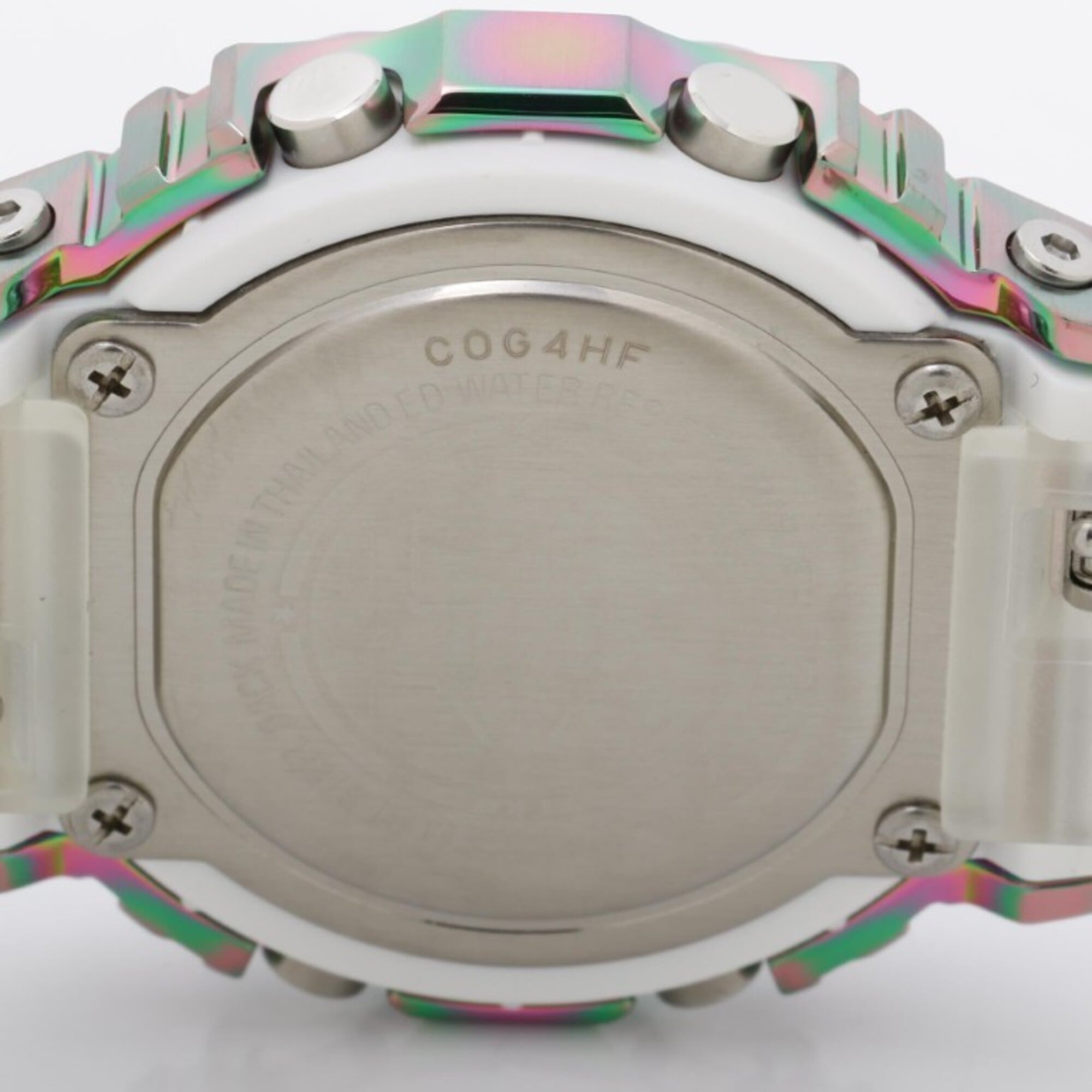 CASIO G-SHOCK GM-S5640GEM-7JR Rainbow Skeleton Women's Watch 40th Anniversary Adventurer’s Stone Series — New - Store Return