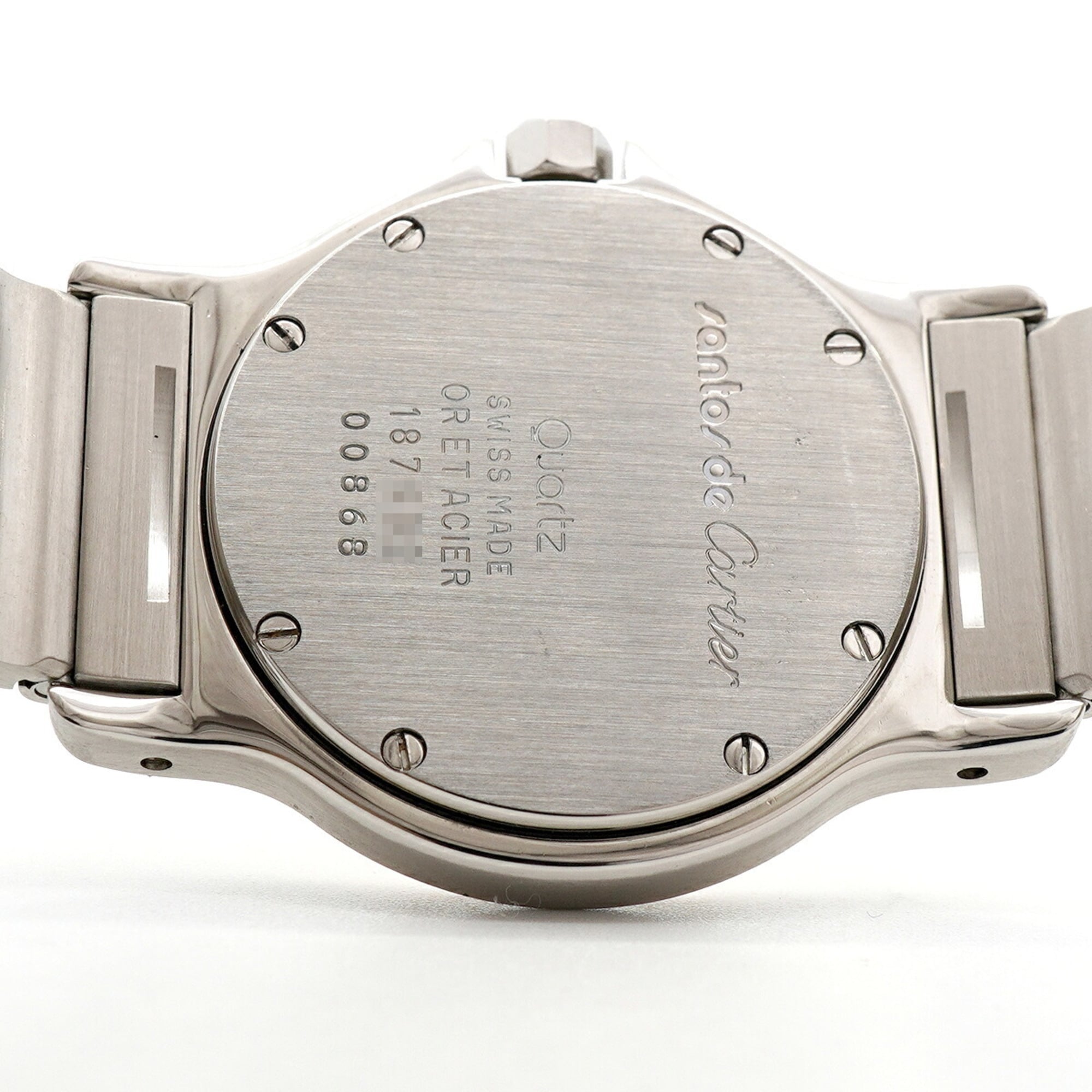 Cartier Santos Octagon LM W2001583 Ivory Dial Watch (Men's & Women's) — Very Good