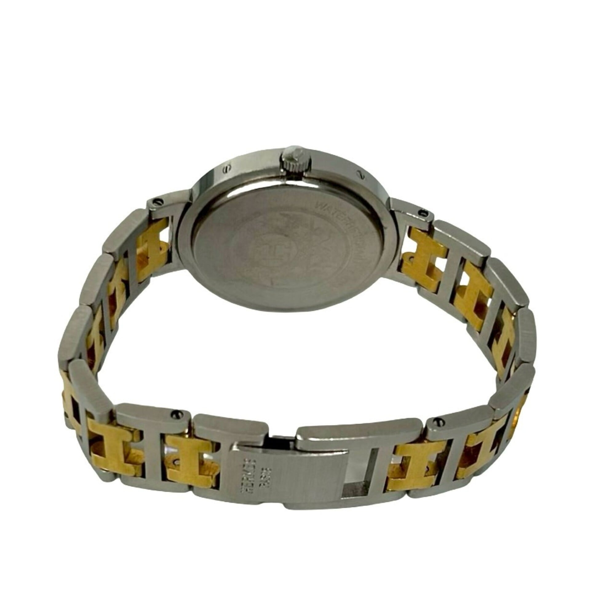 HERMES Clipper Stainless Steel GP Quartz Wristwatch, Silver, 32943 — Good
