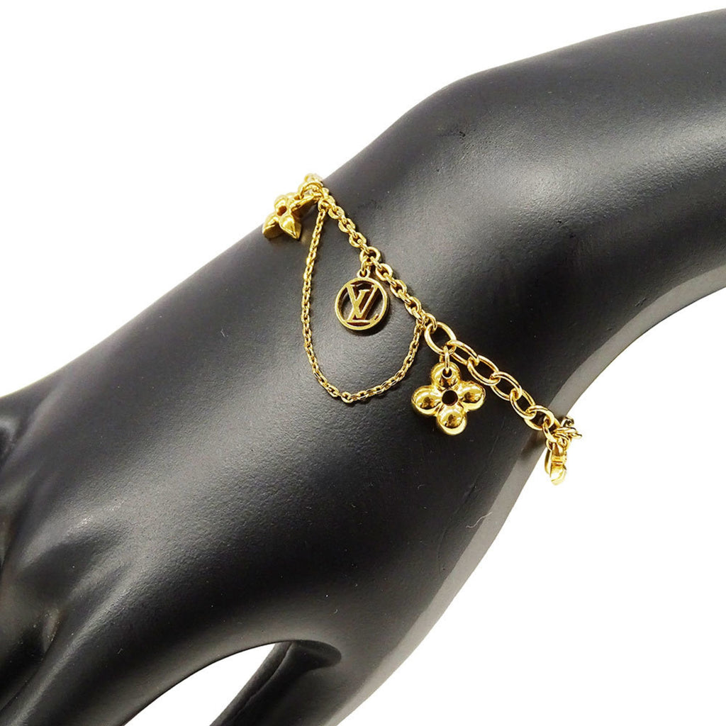 Louis Vuitton Blooming Gold Bracelet, M64858, Women's, Chain Accessory