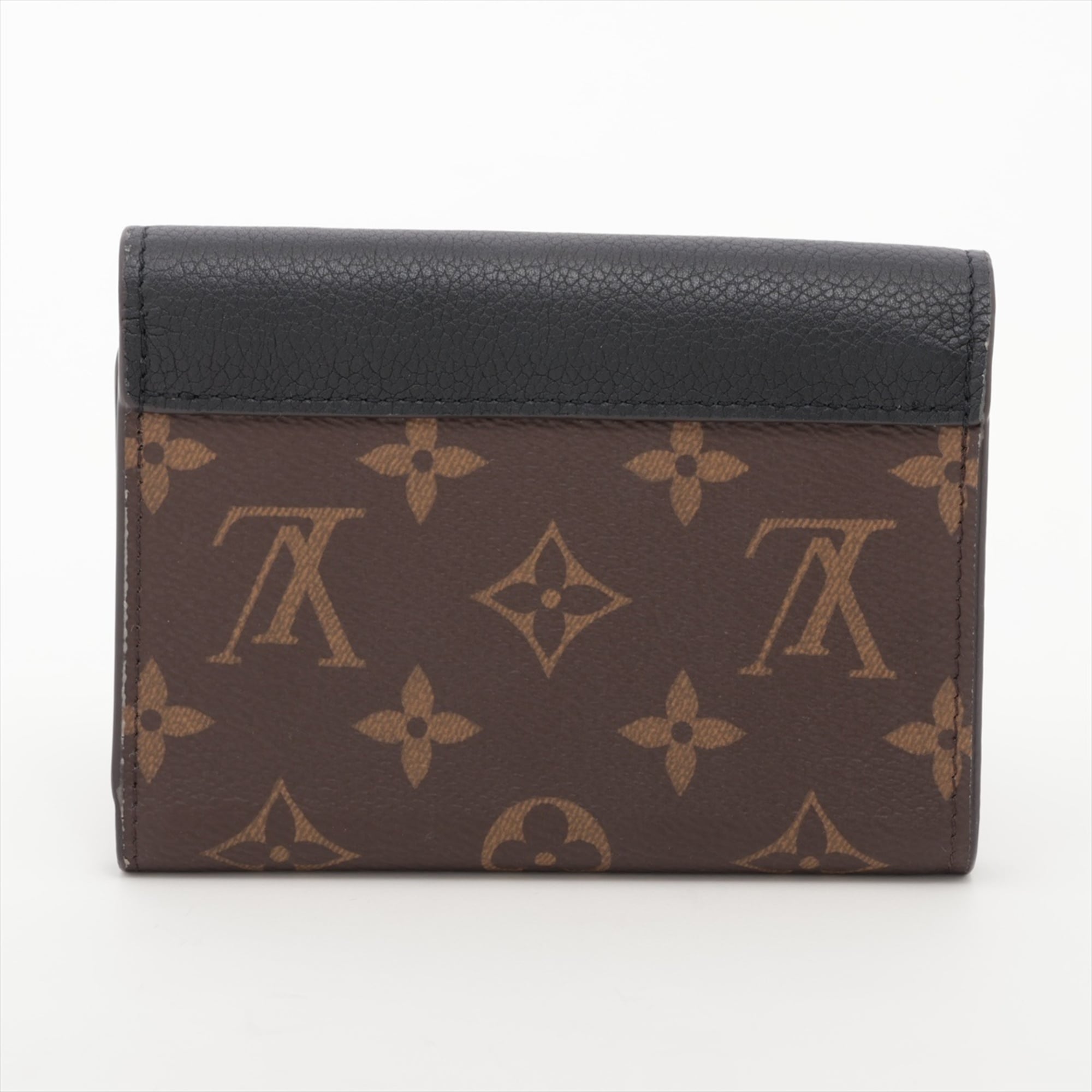 Louis Vuitton 2020 Monogram Portefeuille Pallas Compact Tri-fold Wallet in Black