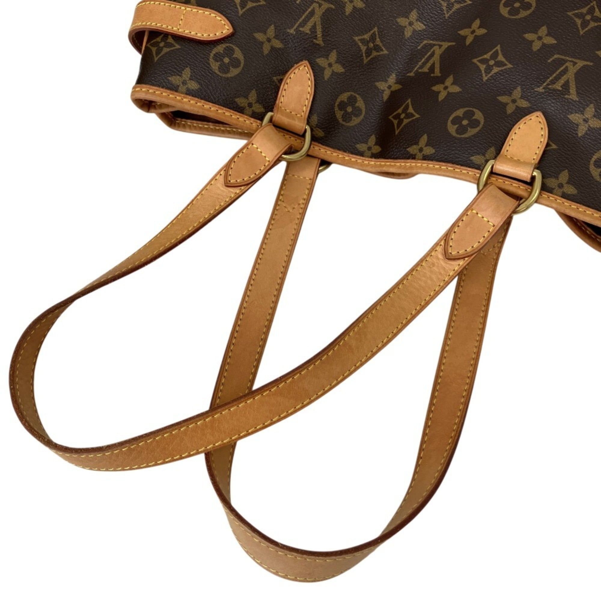 LOUIS VUITTON Batignolles Horizontal Monogram Tote Bag M51154 Brown Women's — Like New