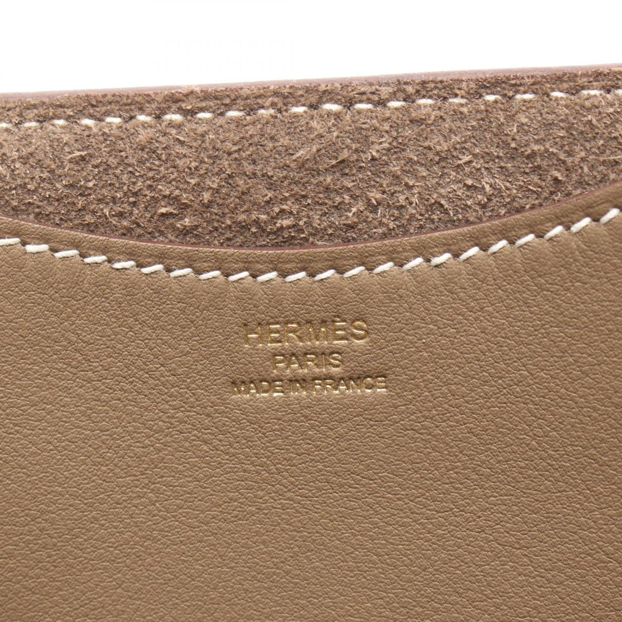 Hermes In the Loop 18 Handbag, Leather, Taurillon Clemence Women's, Gray — New - Store Return