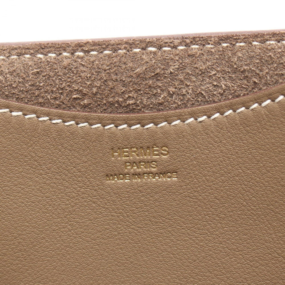 Hermes In the Loop 18 Handbag, Leather, Taurillon Clemence Women's, Gray — New - Store Return