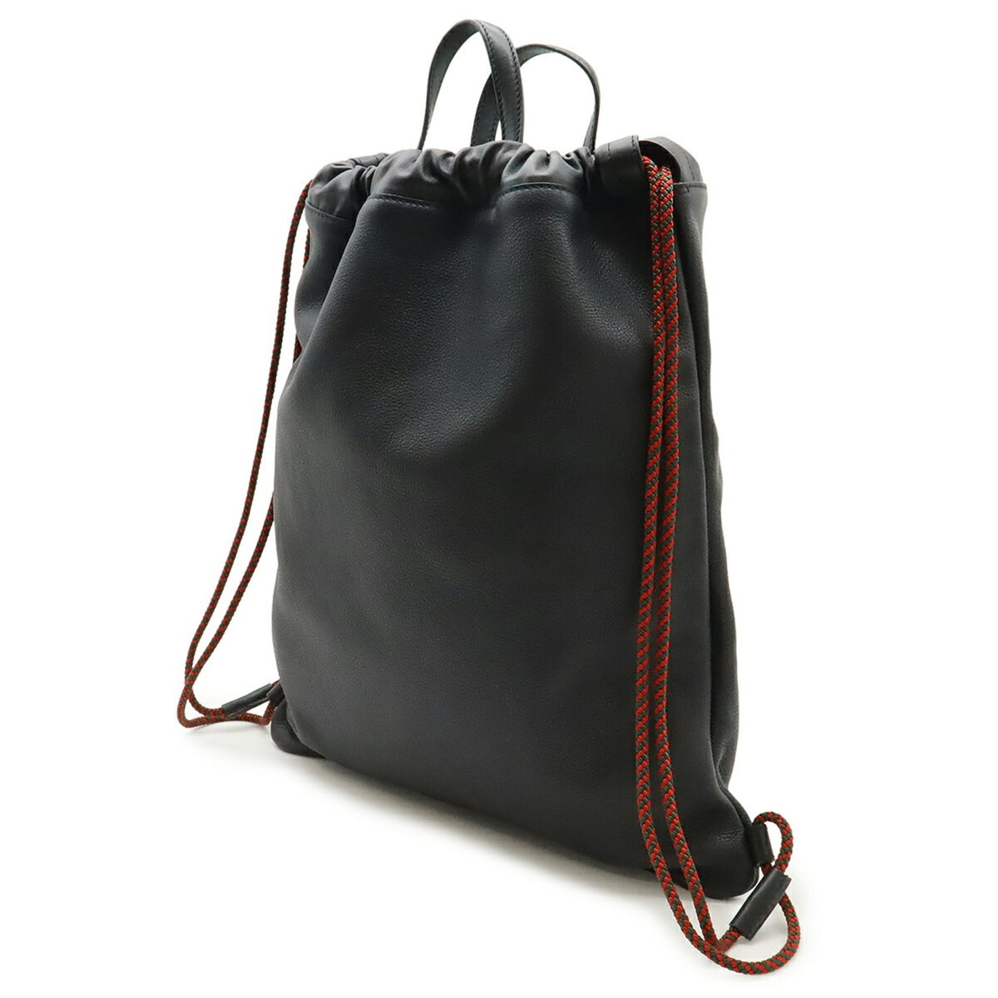 GUCCI Gucci Print Coco Capitan Drawstring Backpack/Tote Bag in Black Leather (Product Code: 494053)