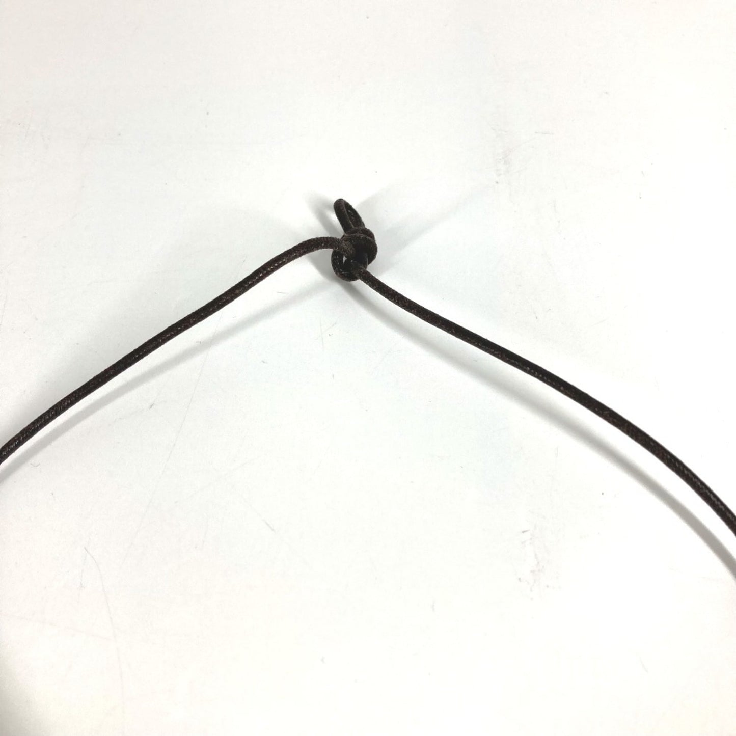 HERMES Jojoba Necklace, Accessory, Jewelry, Choker Leather, Women's, Purple