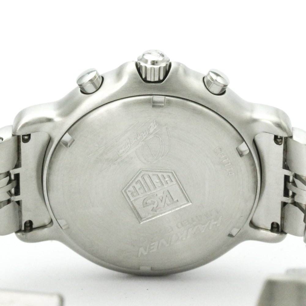 TAG HEUER 6000 Chronograph Mika Hakkinen Limited Watch CH1114 Polished — Very Good