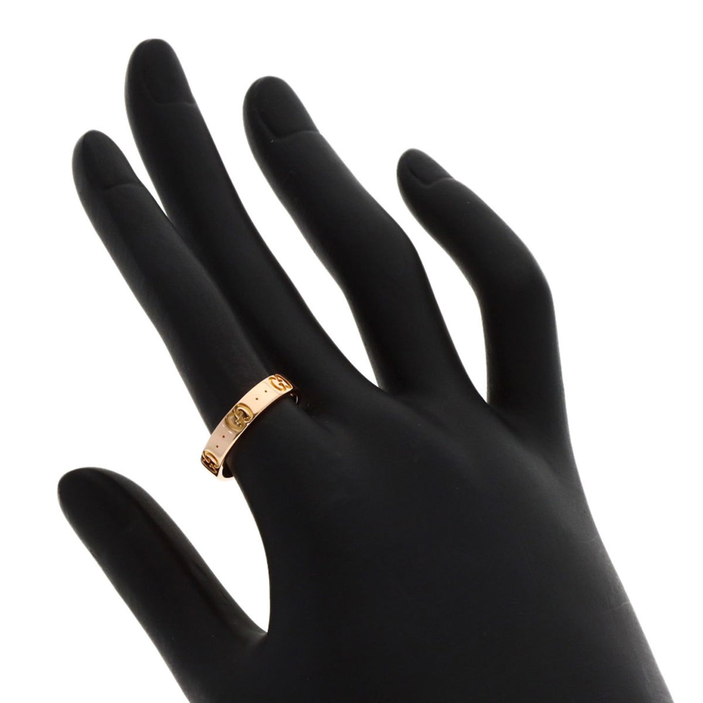 Gucci Icon Ring #13 18K Pink Gold Women's GUCCI