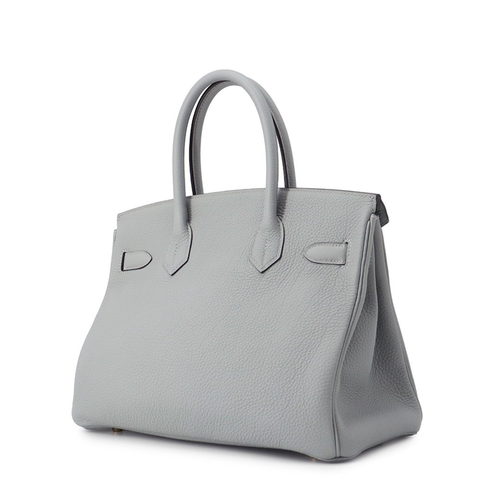 Hermes Birkin 30 Blue Glacier Togo T stamp HERMES handbag women's — Like New