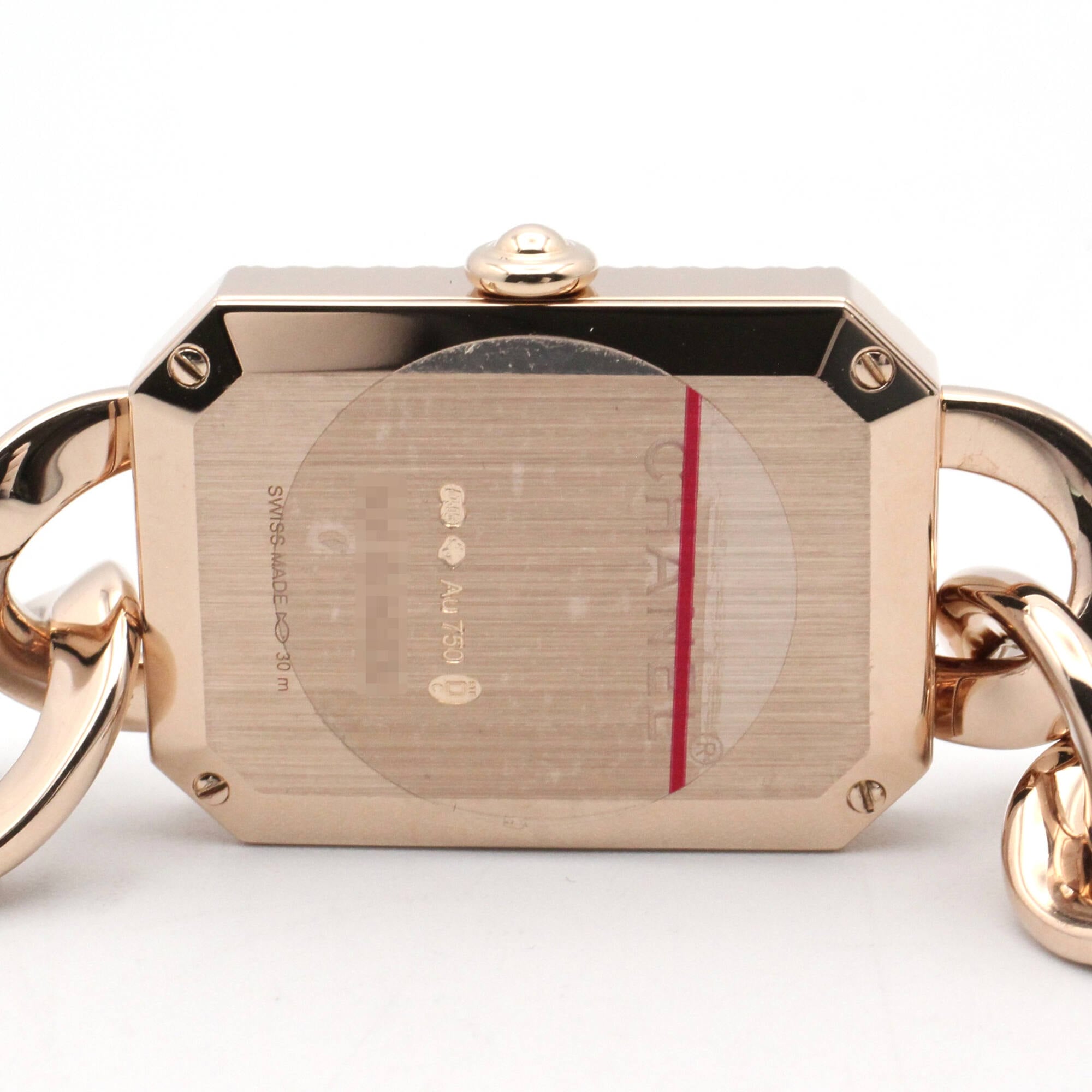 Chanel CHANEL Première Diamond Bezel Watch 18KPG (Pink Gold) Ladies White Shell H4412 — Very Good