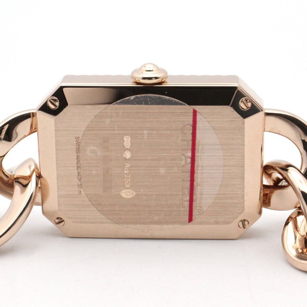 Chanel CHANEL Première Diamond Bezel Watch 18KPG (Pink Gold) Ladies White Shell H4412 — Very Good
