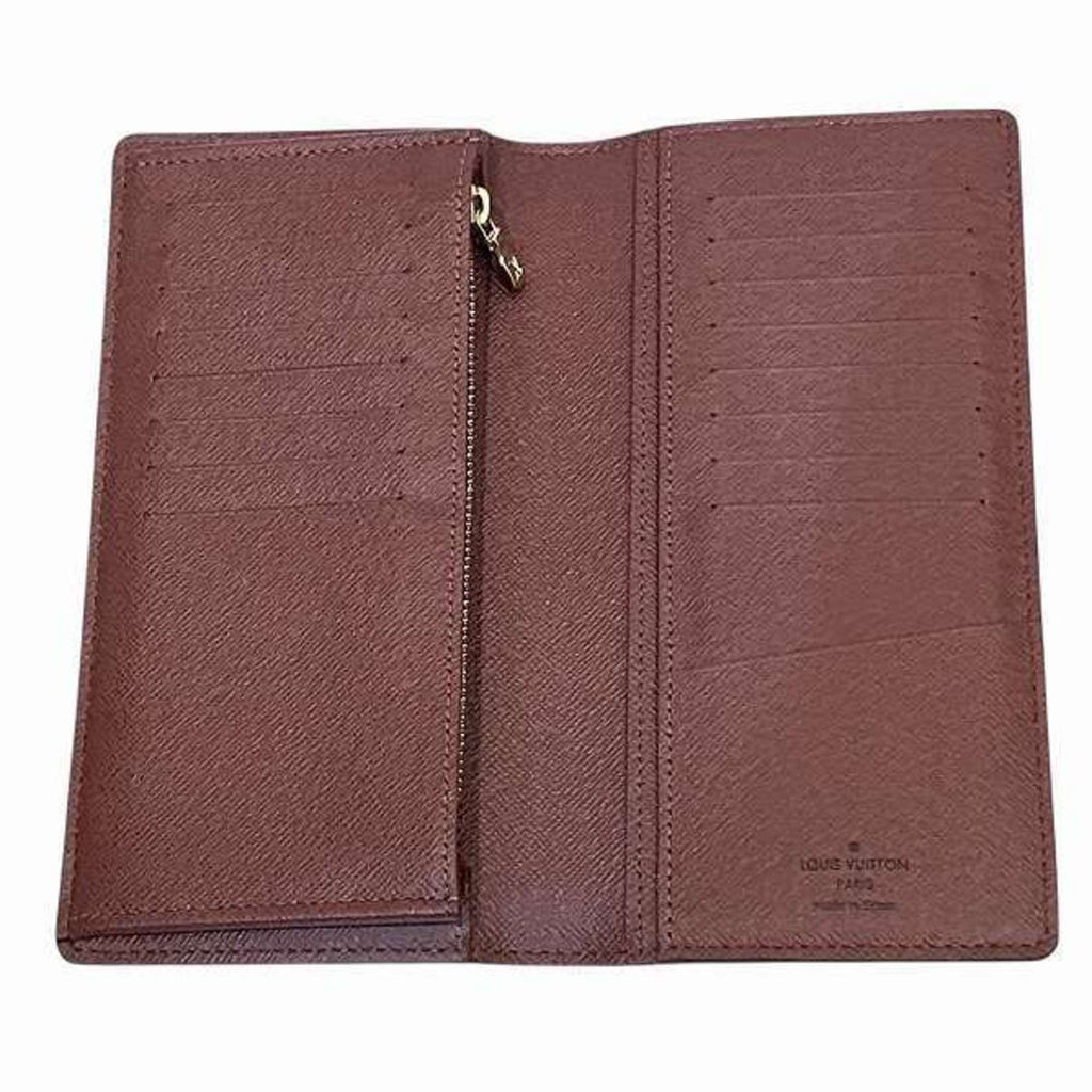 Louis Vuitton Monogram Portefeuille Brazza M66540 Long Wallet for Men and Women