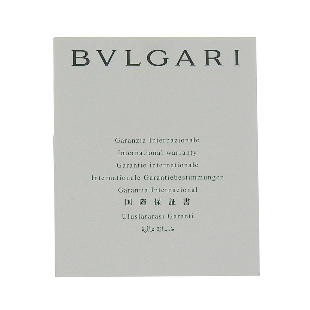 BVLGARI Bzero1 BZ22S Women's Stainless Steel Quartz Analog Watch with Brown Shell Dial — Good