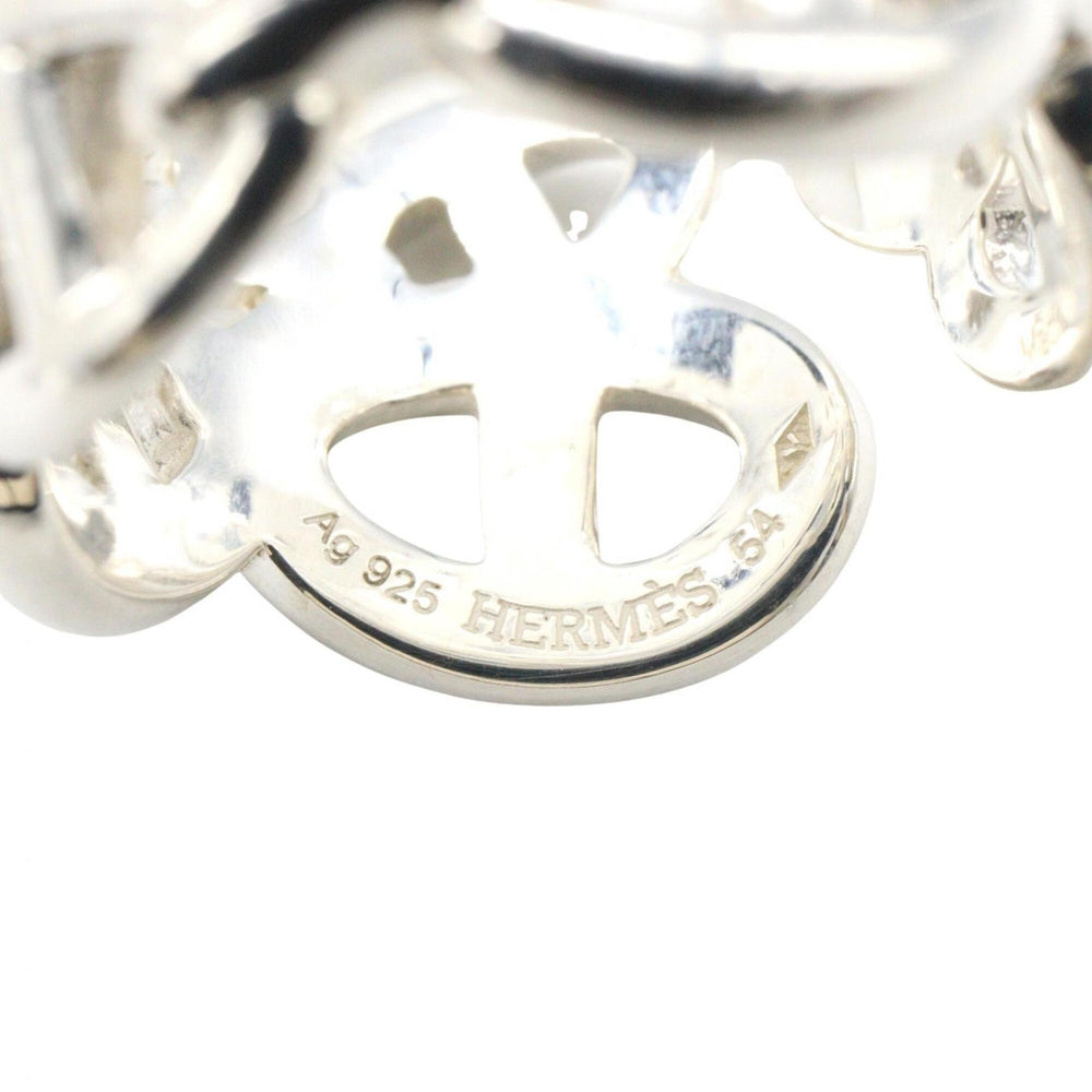 Hermes Chaine d'Ancre Enchainée Ring - Sterling Silver 925 Women's — Like New