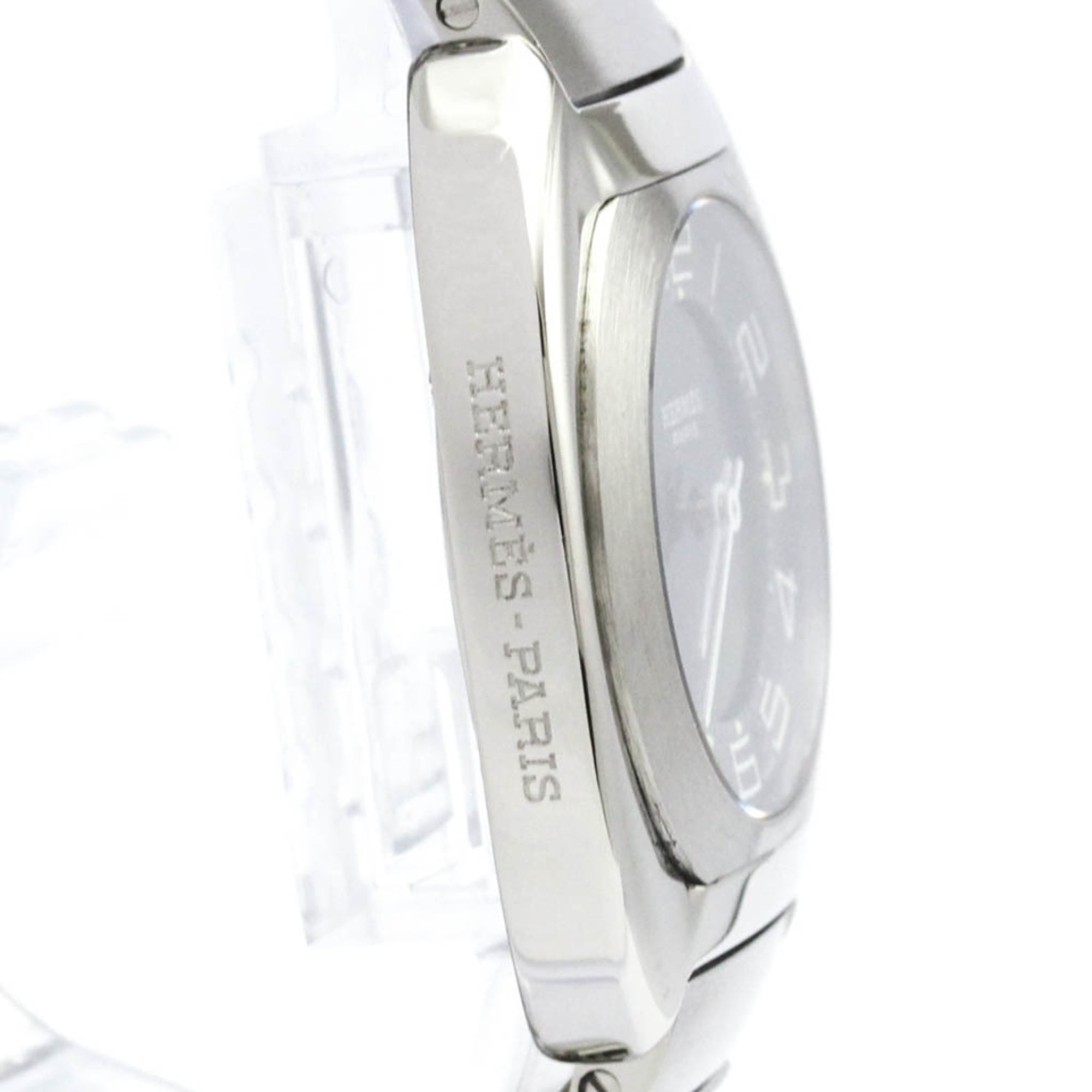 HERMES Espace Stainless Steel Quartz Ladies Watch ES1.210 Polished — Very Good