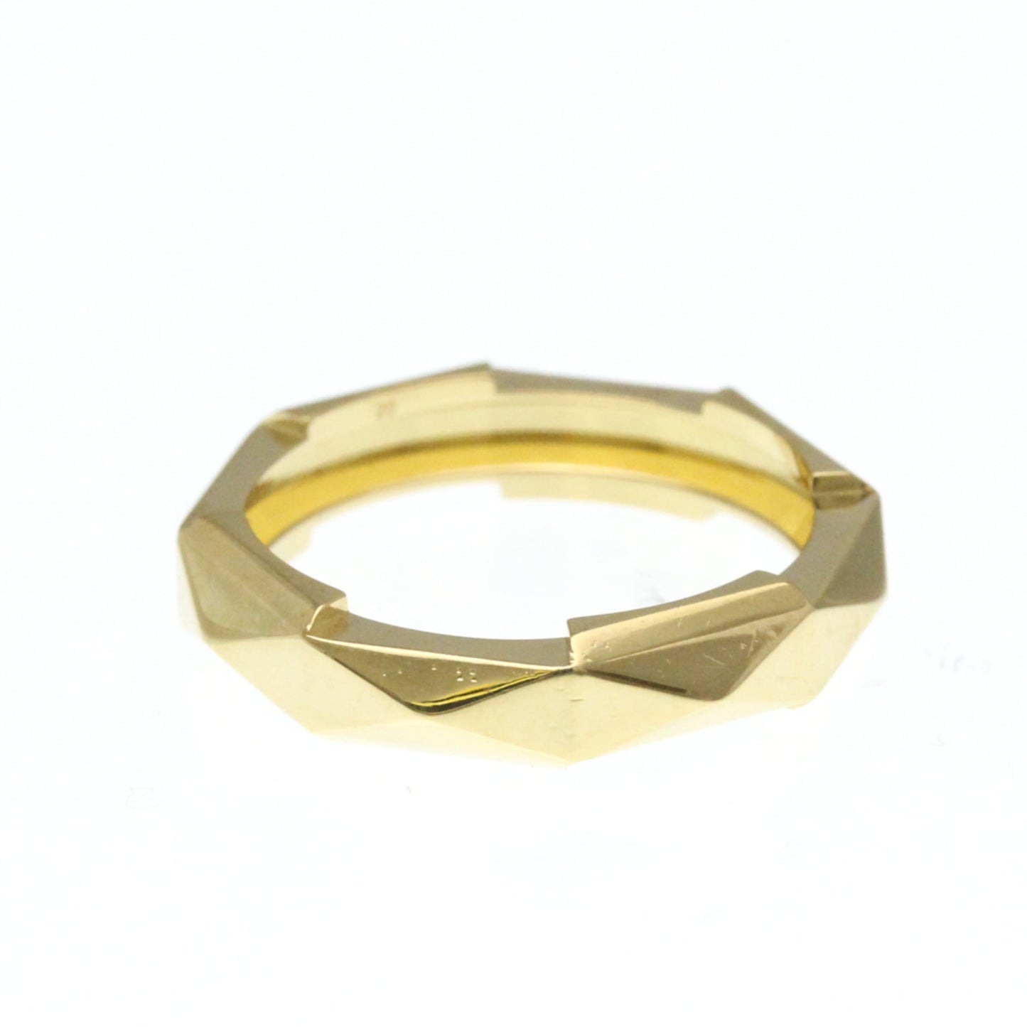 Gucci Studded Ring Yellow Gold (18K) Fashion No Stone Band Ring Gold