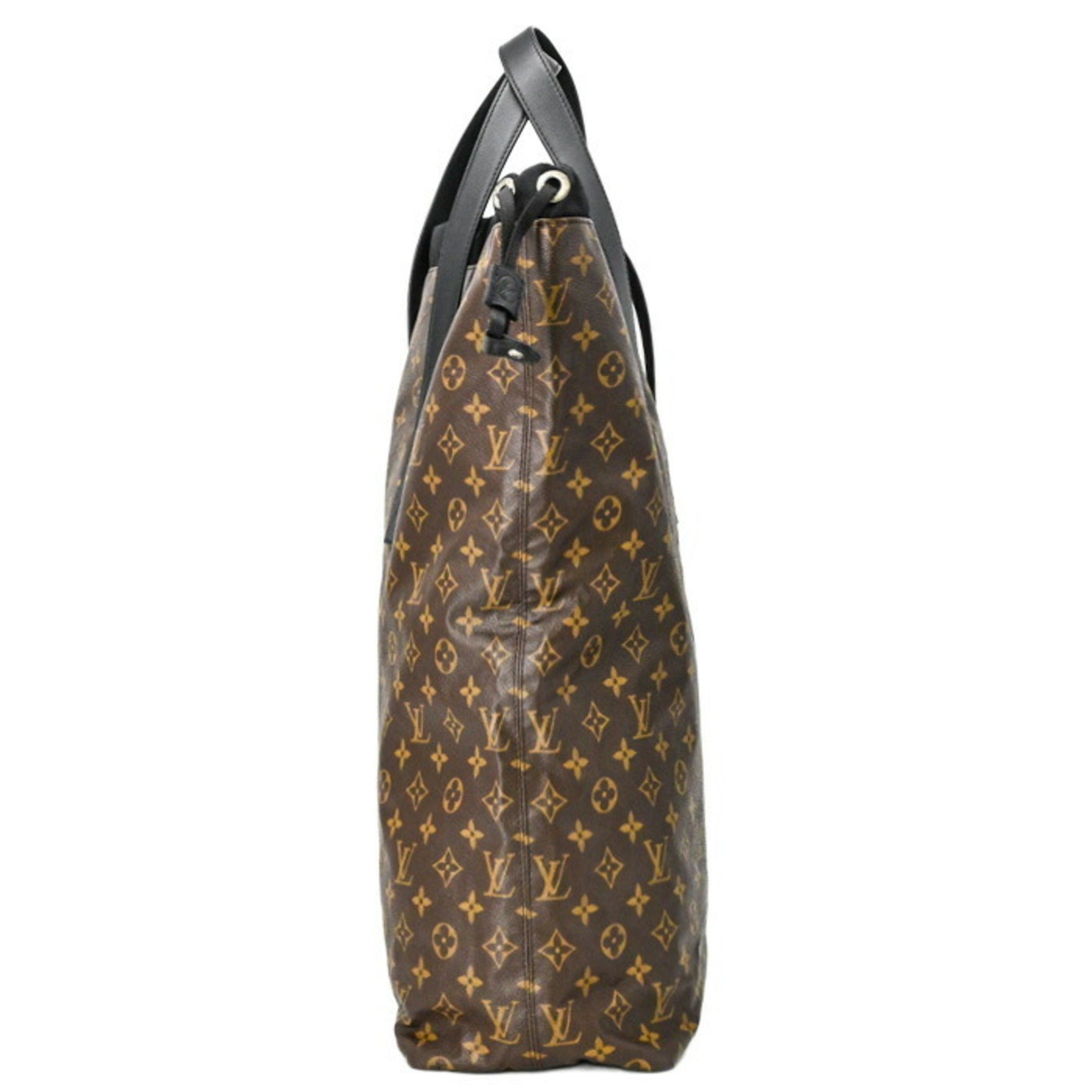 LOUIS VUITTON Louis Vuitton Monogram Macassar Cabas Light Tote Bag Canvas Brown M43416 — Like New