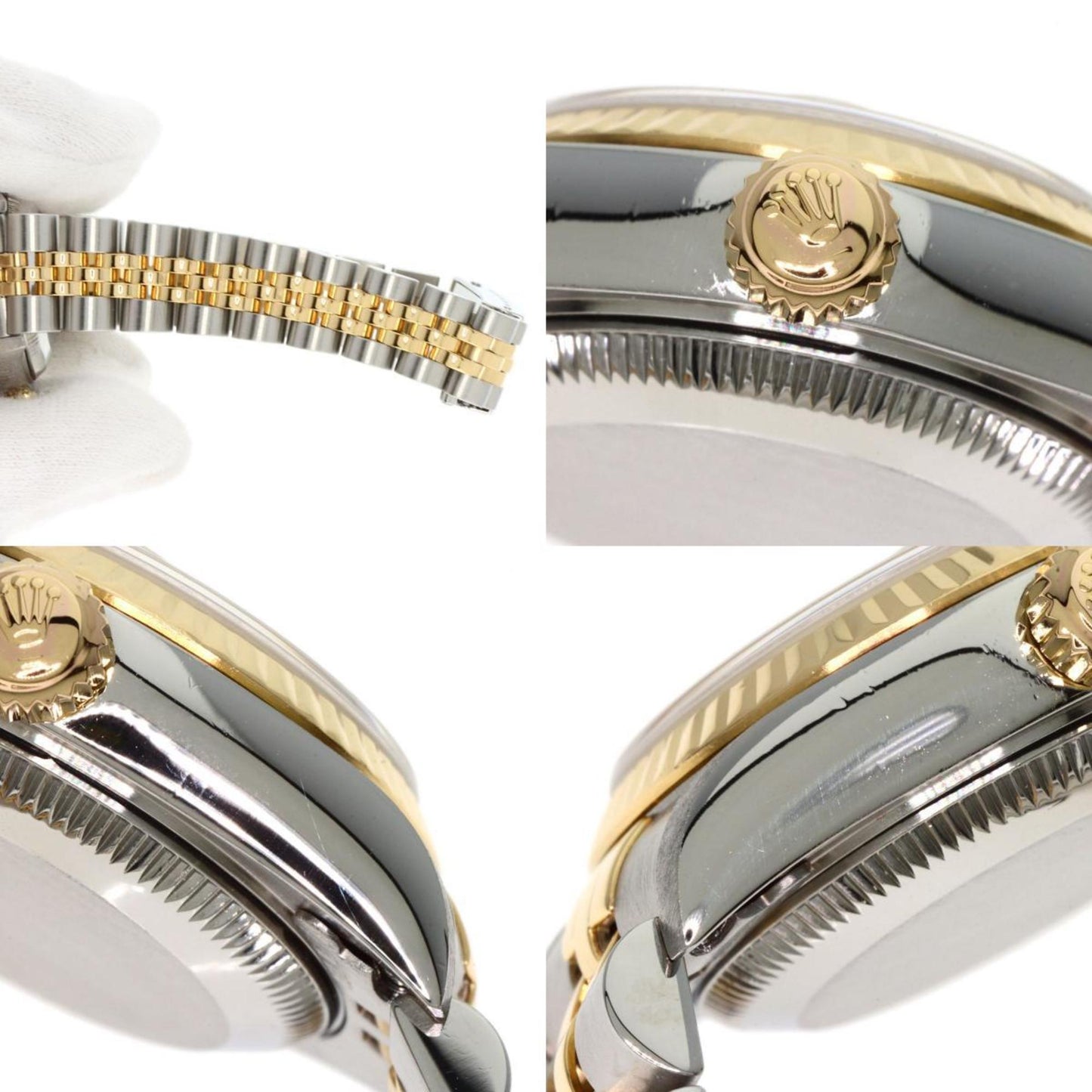 Rolex 79173NG Datejust 10P Diamond Watch Stainless Steel SSxK18YG Ladies ROLEX