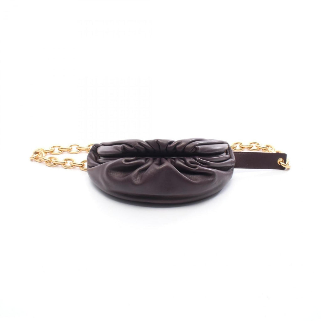 Bottega Veneta The Chain Pouch Waist Bag/Body Bag Leather Women's Bordeaux