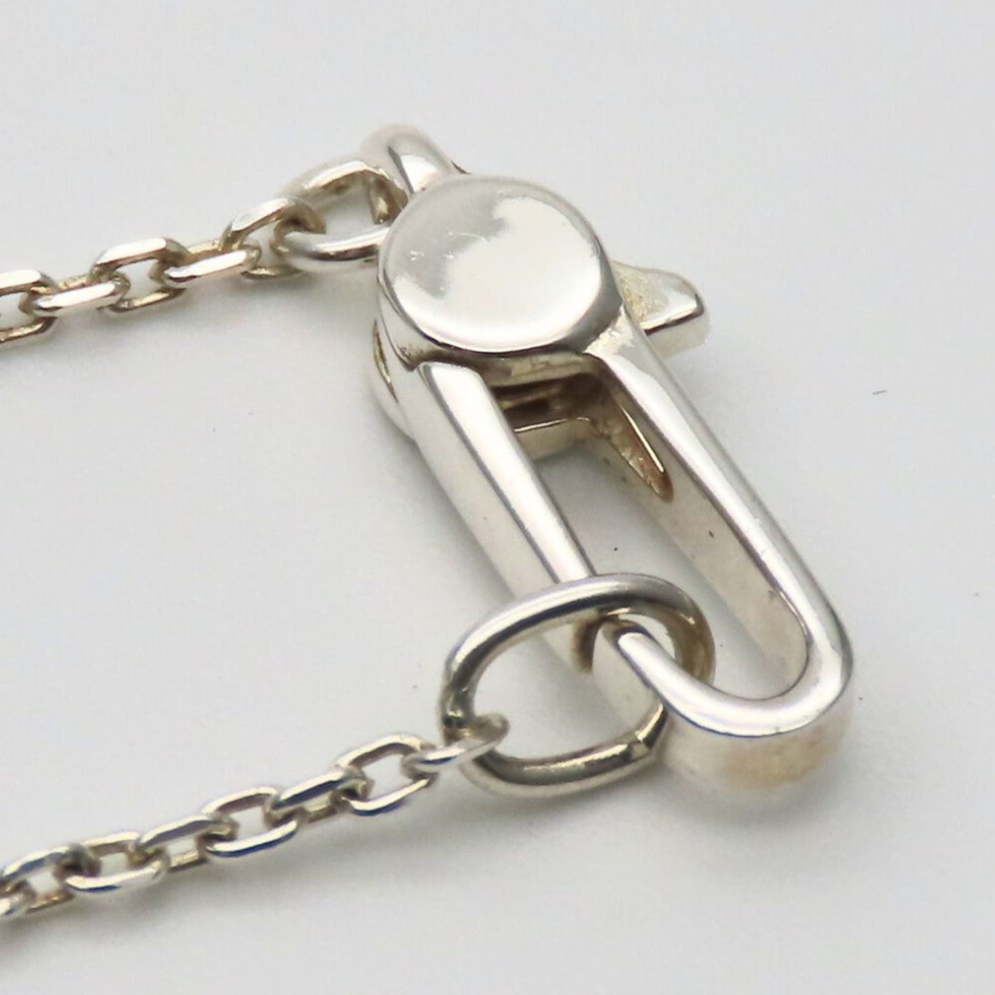 Gucci necklace trade plate SV925 approximately 7.9g silver heart pendant women's GUCCI