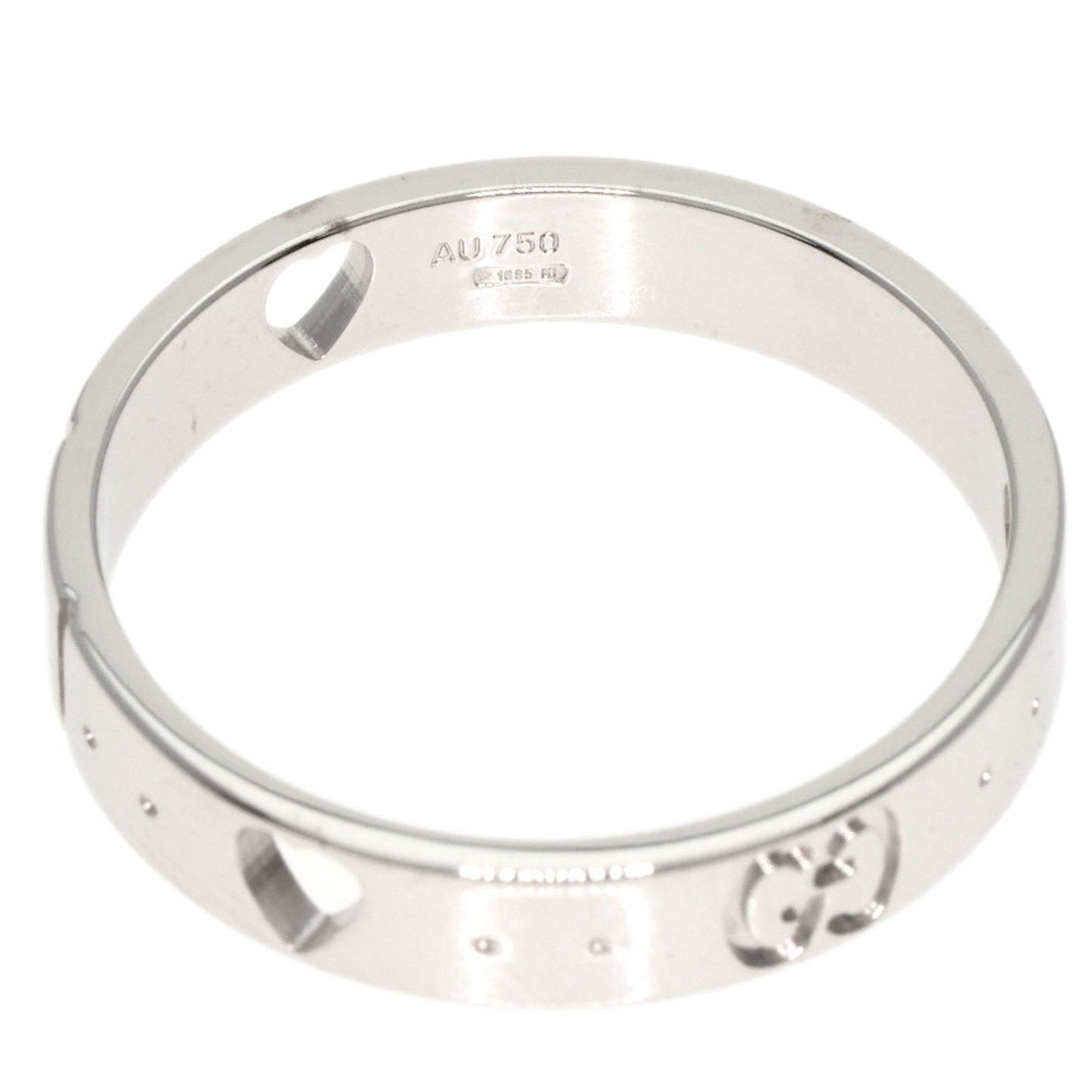 Gucci Icon Amor #17 Ring, 18K White Gold, Women's, GUCCI