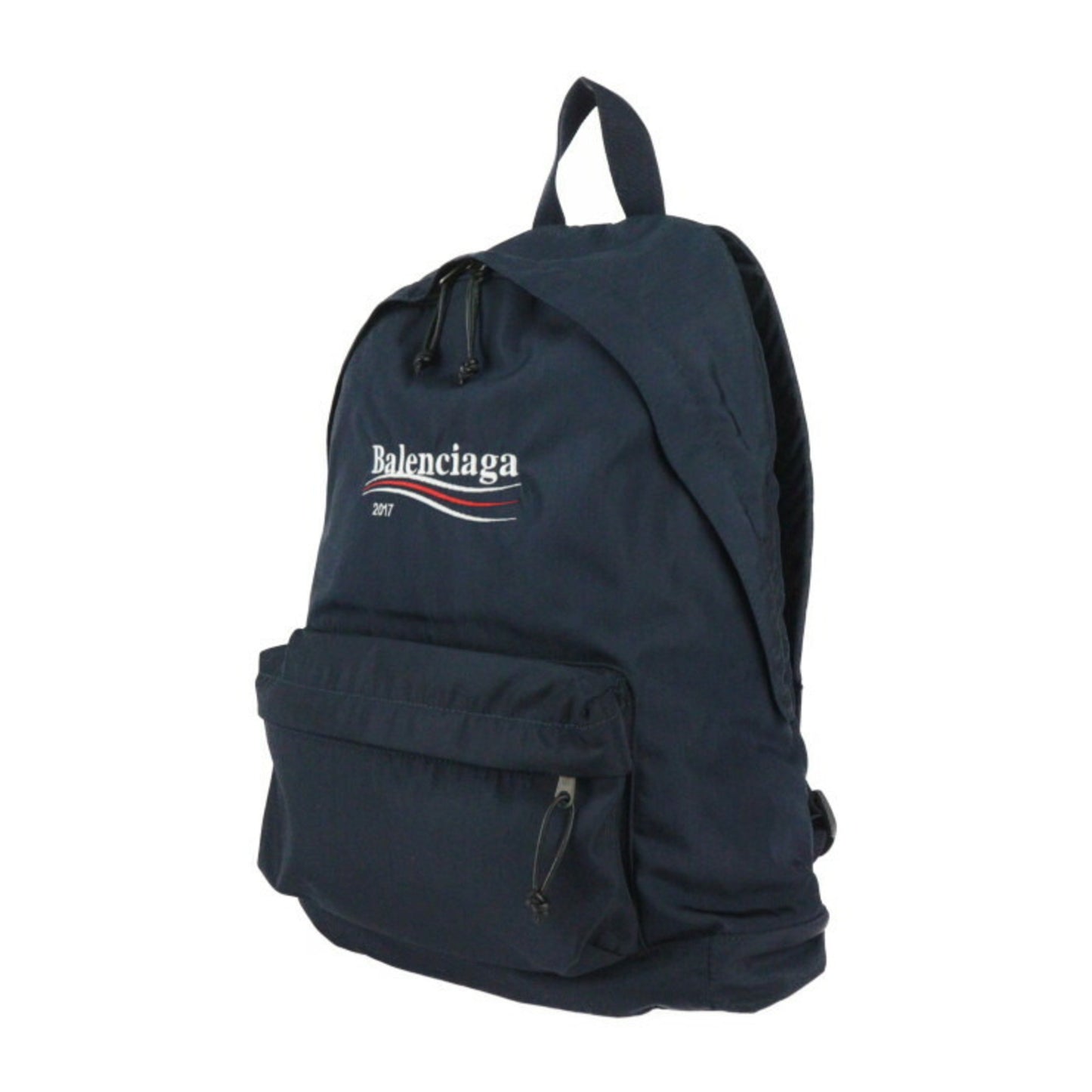 BALENCIAGA XPLORER Backpack, Daypack, 459744, Nylon Canvas, Navy, Embroidery, R2418073007074