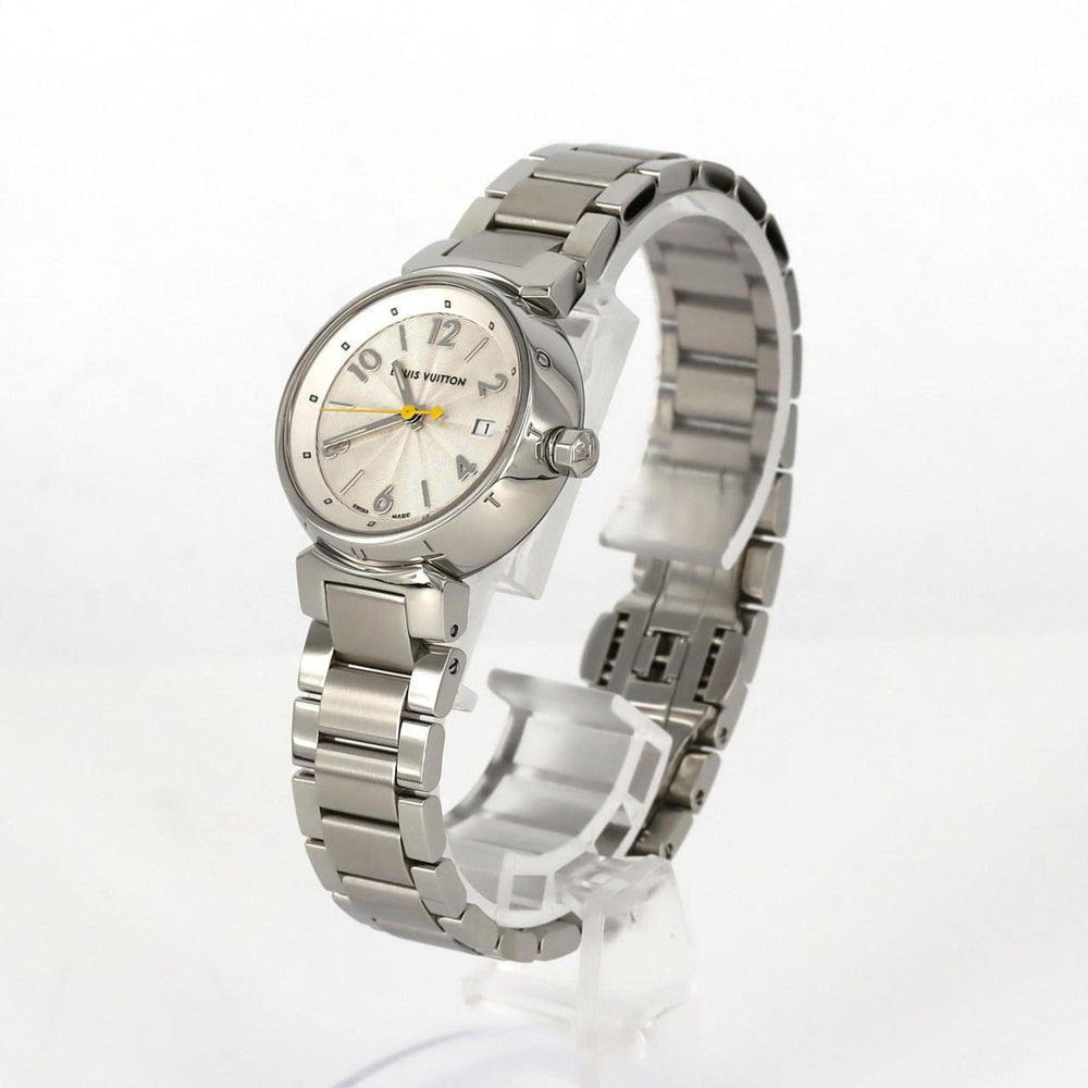Louis Vuitton Tambour Q121K SS Wristwatch Quartz — Very Good