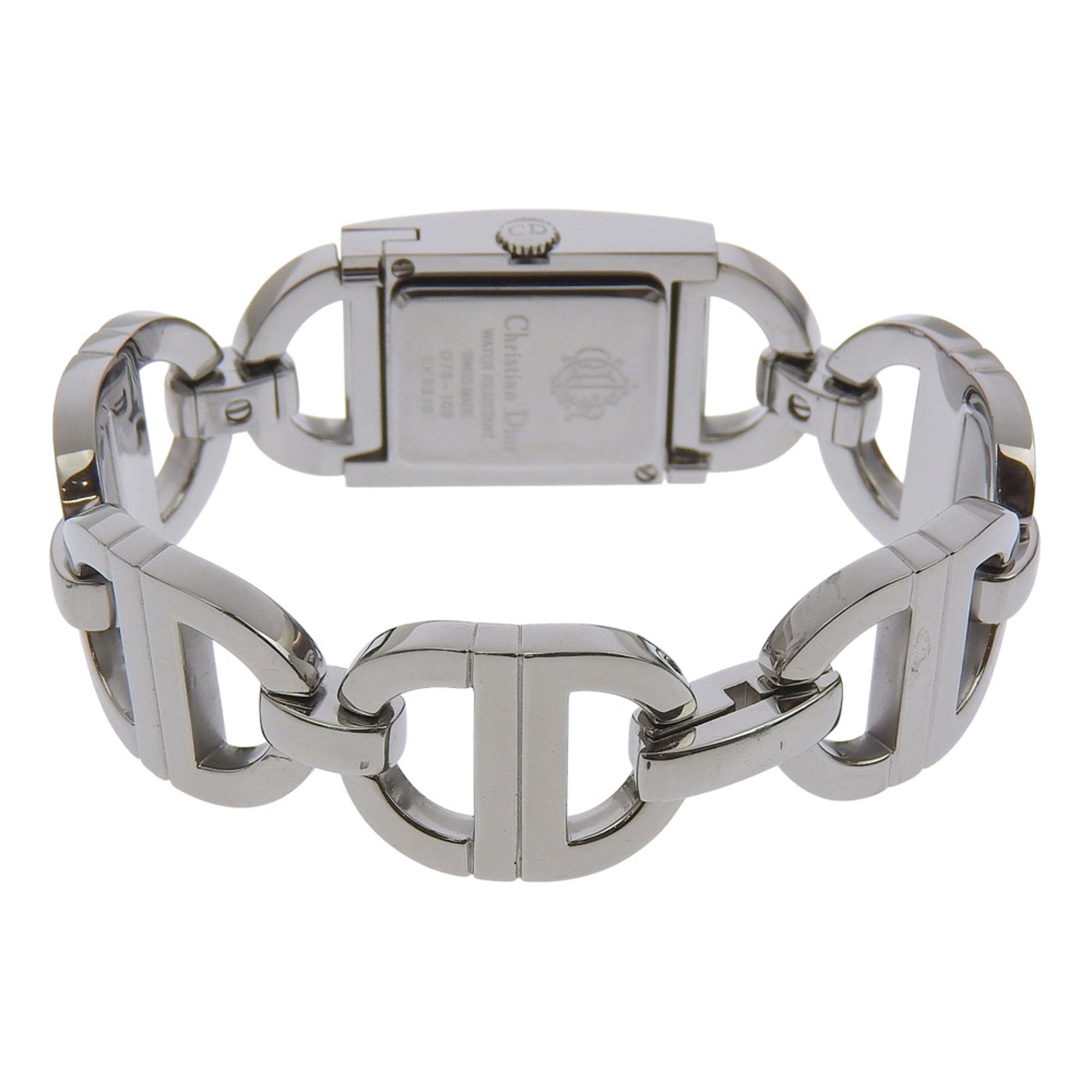 Dior Maris Watch D78-109, Stainless Steel, Quartz, Analog Display, White Shell Dial, Women's — Good