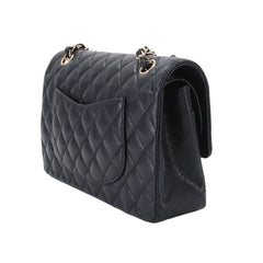 Chanel Matelasse 25 Chain Shoulder Handbag, Caviar Leather, Navy, A01112, Gold Hardware, Coco Mark — Like New