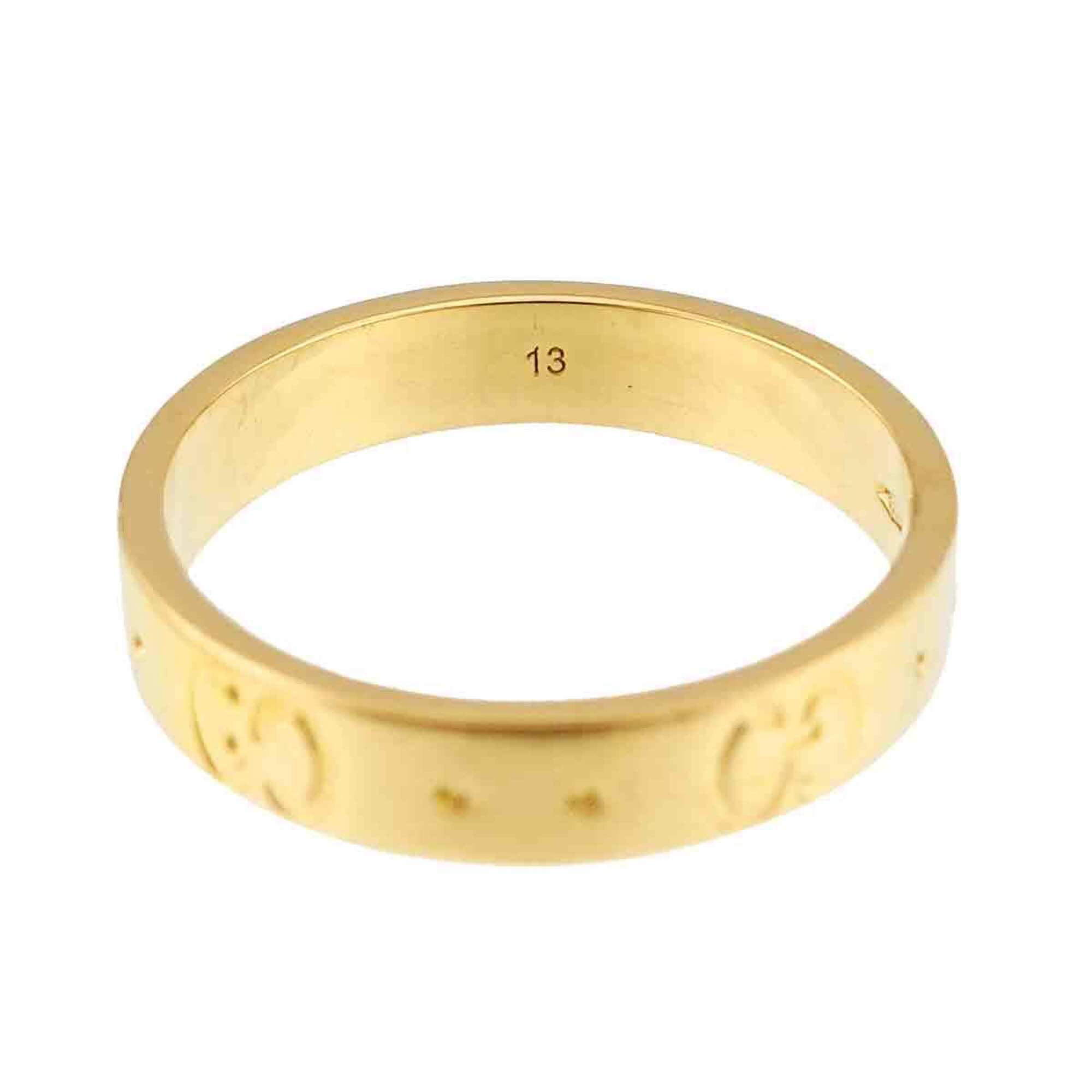 Gucci Icon #13 Ring, 18K Yellow Gold (750), ICON Ring — Like New