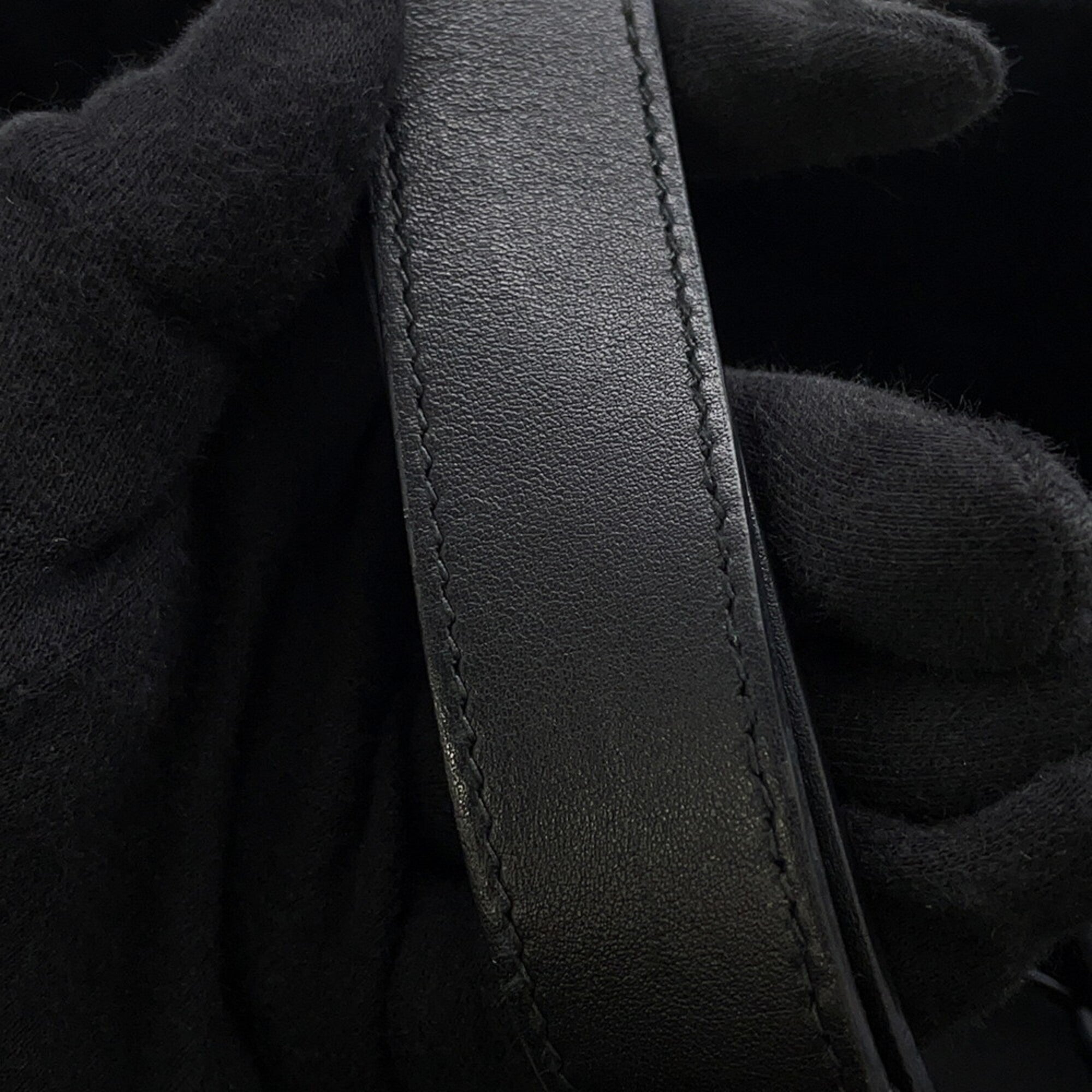 Christian Dior Macro Cannage Toujours Medium Leather Handbag M2821OSNW_M900 Black Women's — Like New