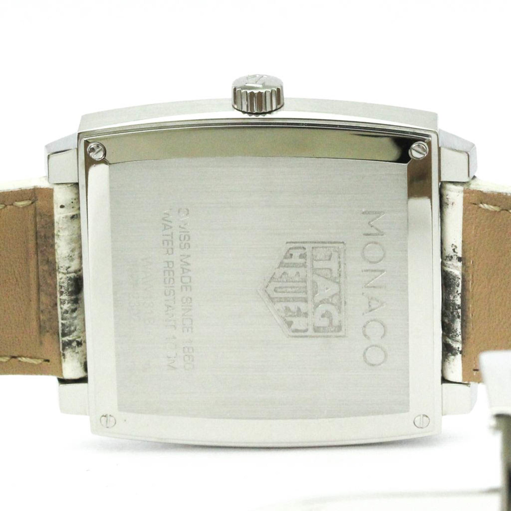 TAG HEUER Monaco Lady Diamond MOP Dial Quartz Watch WAW131B Polished — Very Good
