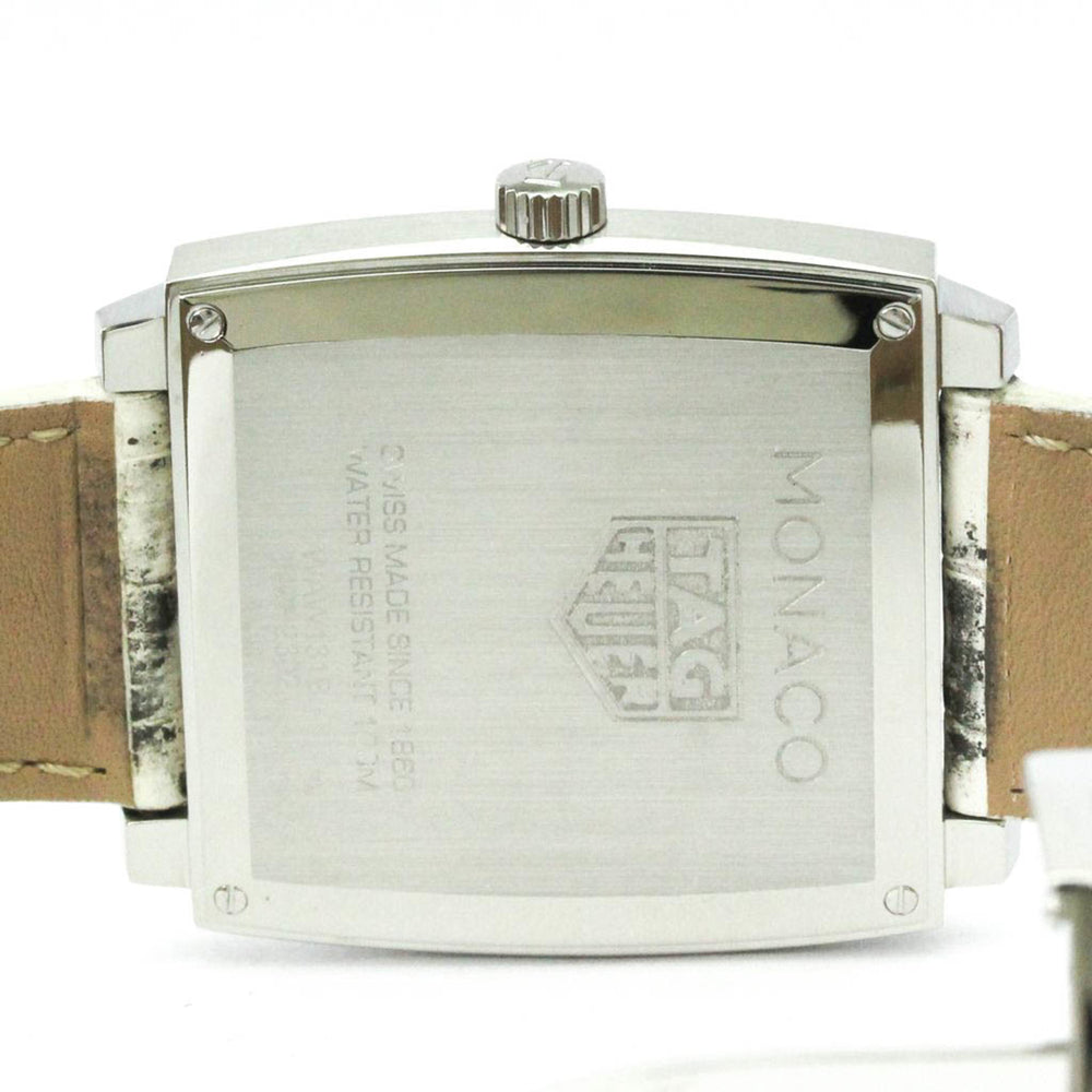 TAG HEUER Monaco Lady Diamond MOP Dial Quartz Watch WAW131B Polished — Very Good