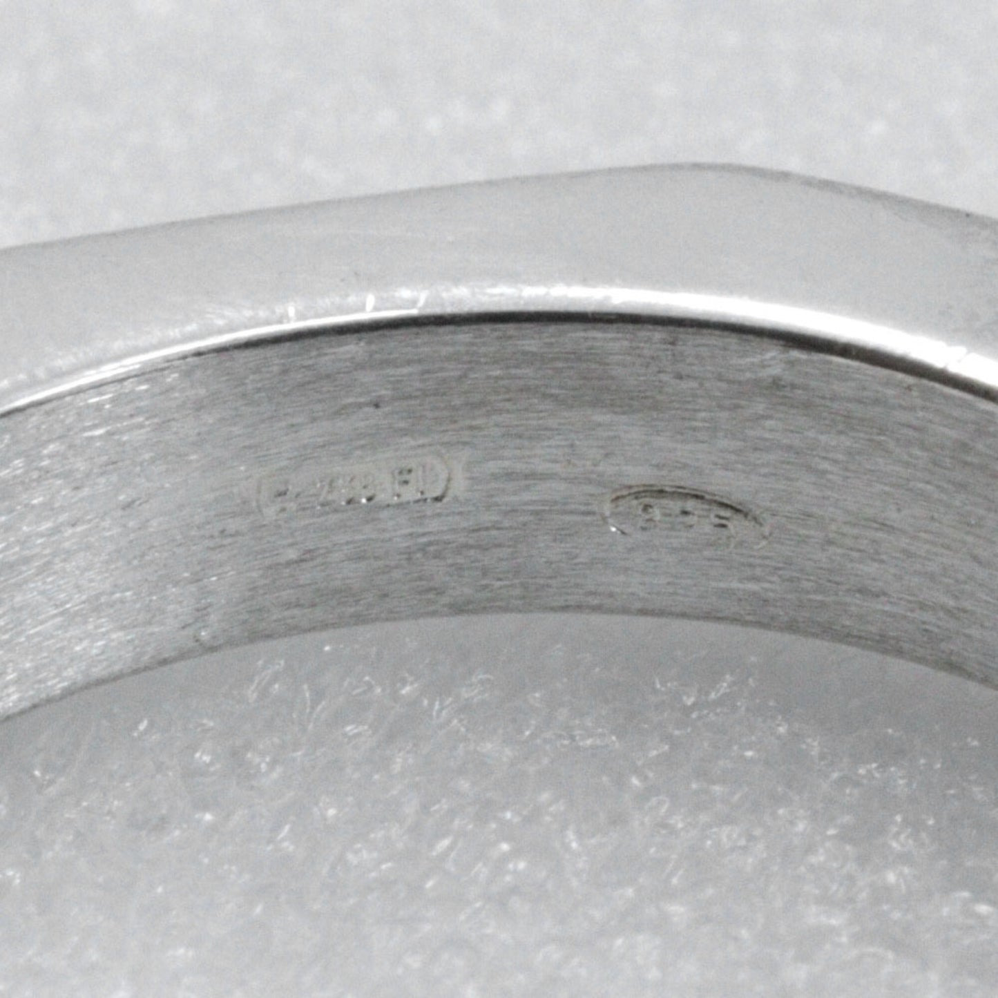 Gucci Bolt Ring, Size 10, Sterling Silver, Approx. 6.8g, Women's