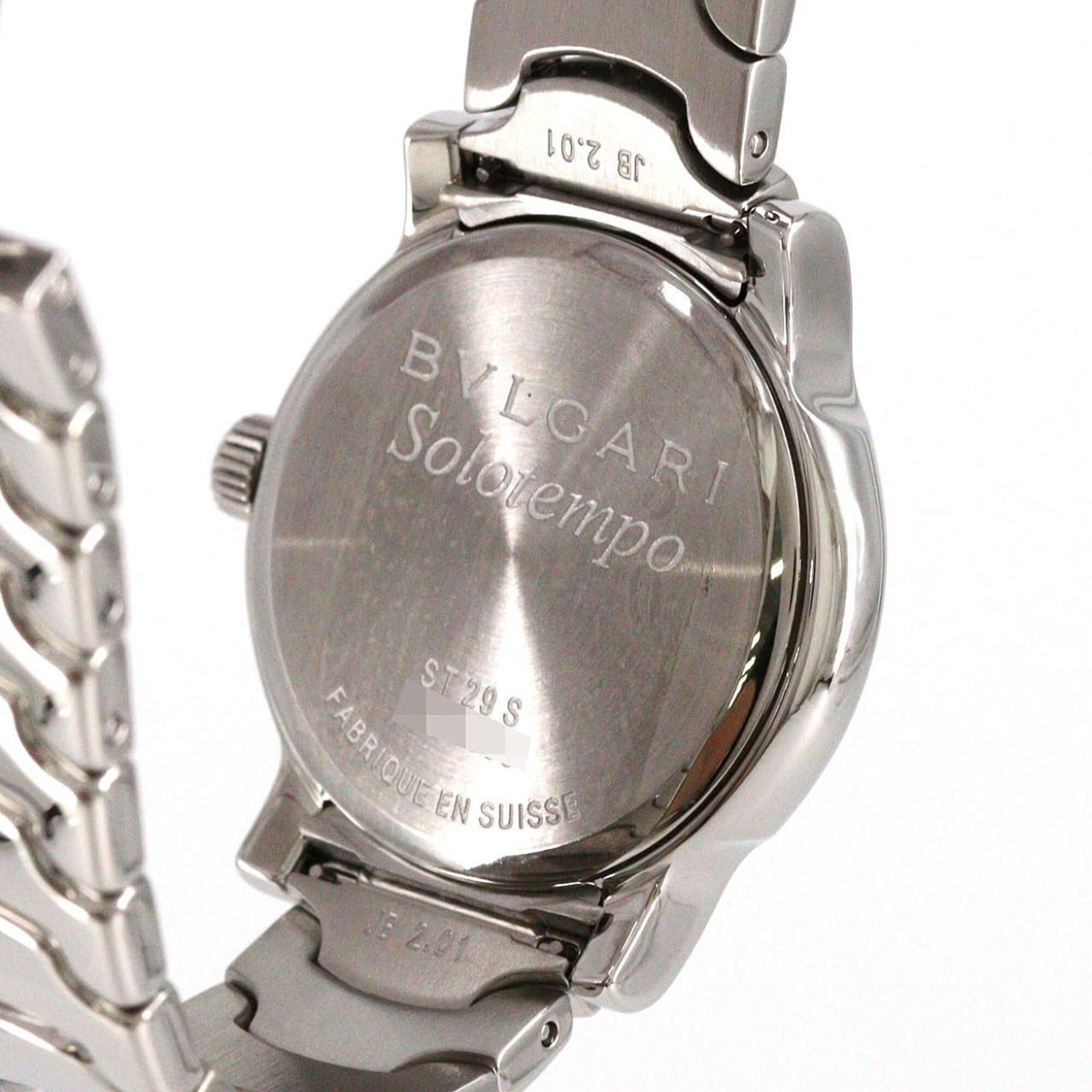 Bulgari Solotempo ST29S ST29BSSD Stainless Steel Quartz Watch — Good