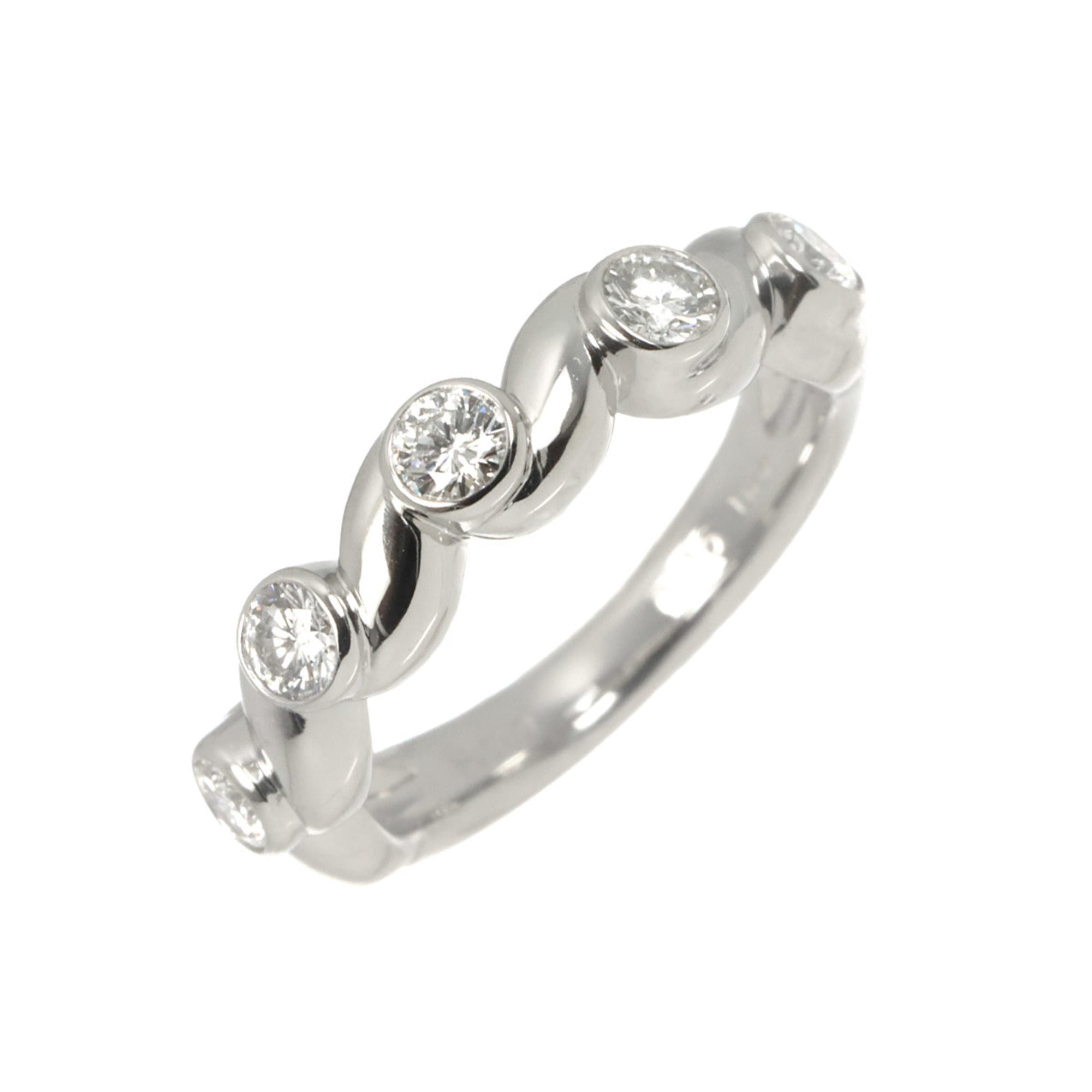 Christian Dior Dior Diamond Ring, Platinum Ring — Like New