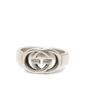 Gucci Interlocking G Ring #15 SV925 Silver Women's GUCCI
