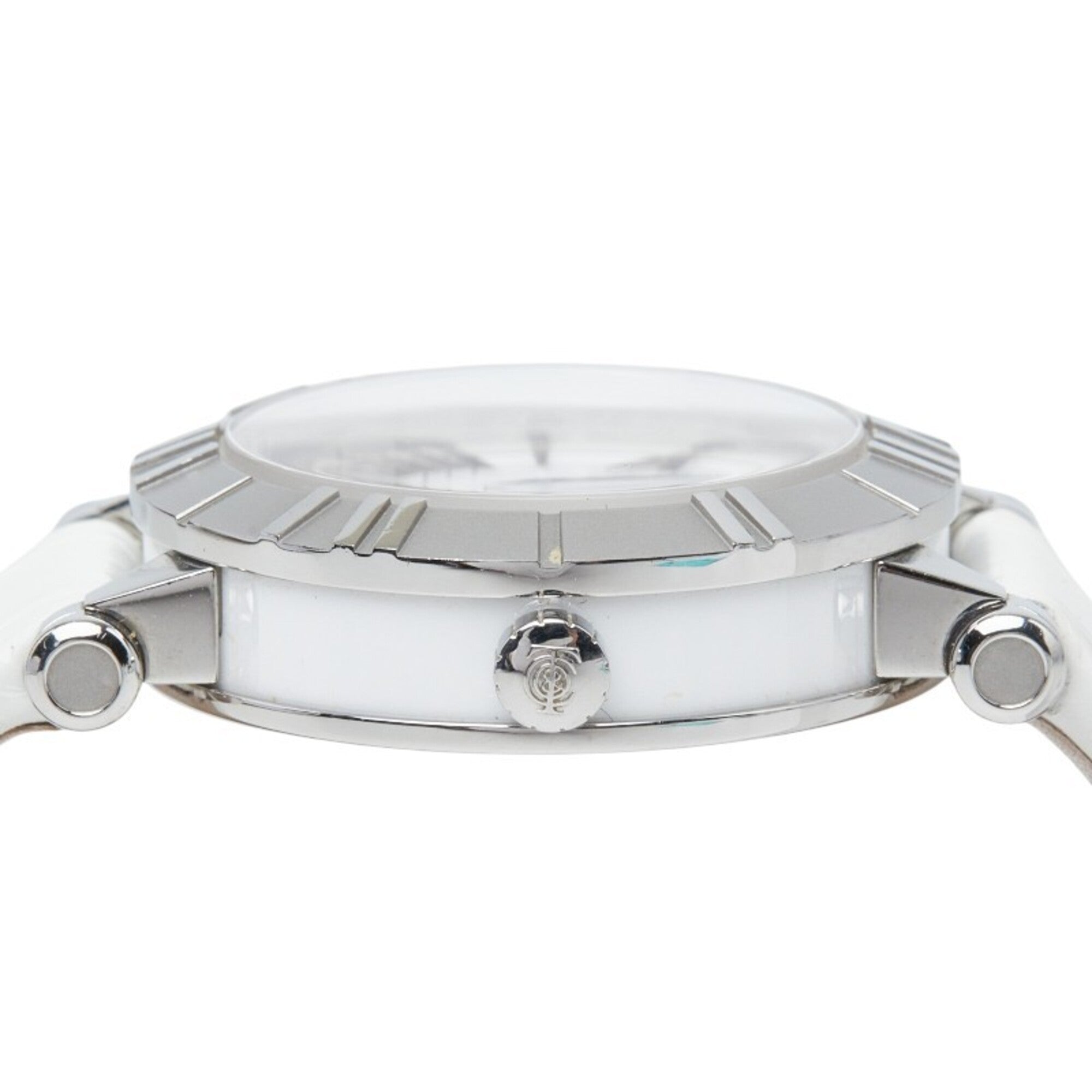 Tiffany & Co. Atlas Heart Watch Z1300.11.11A20A71A Quartz White Dial Stainless Steel Leather Strap Ladies' TIFFANY&Co — Good