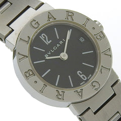 BVLGARI Bzero1 Watch, BZero1 BB23SS, Stainless Steel, Quartz Movement, Analog Display, Black Dial, Women's — Good