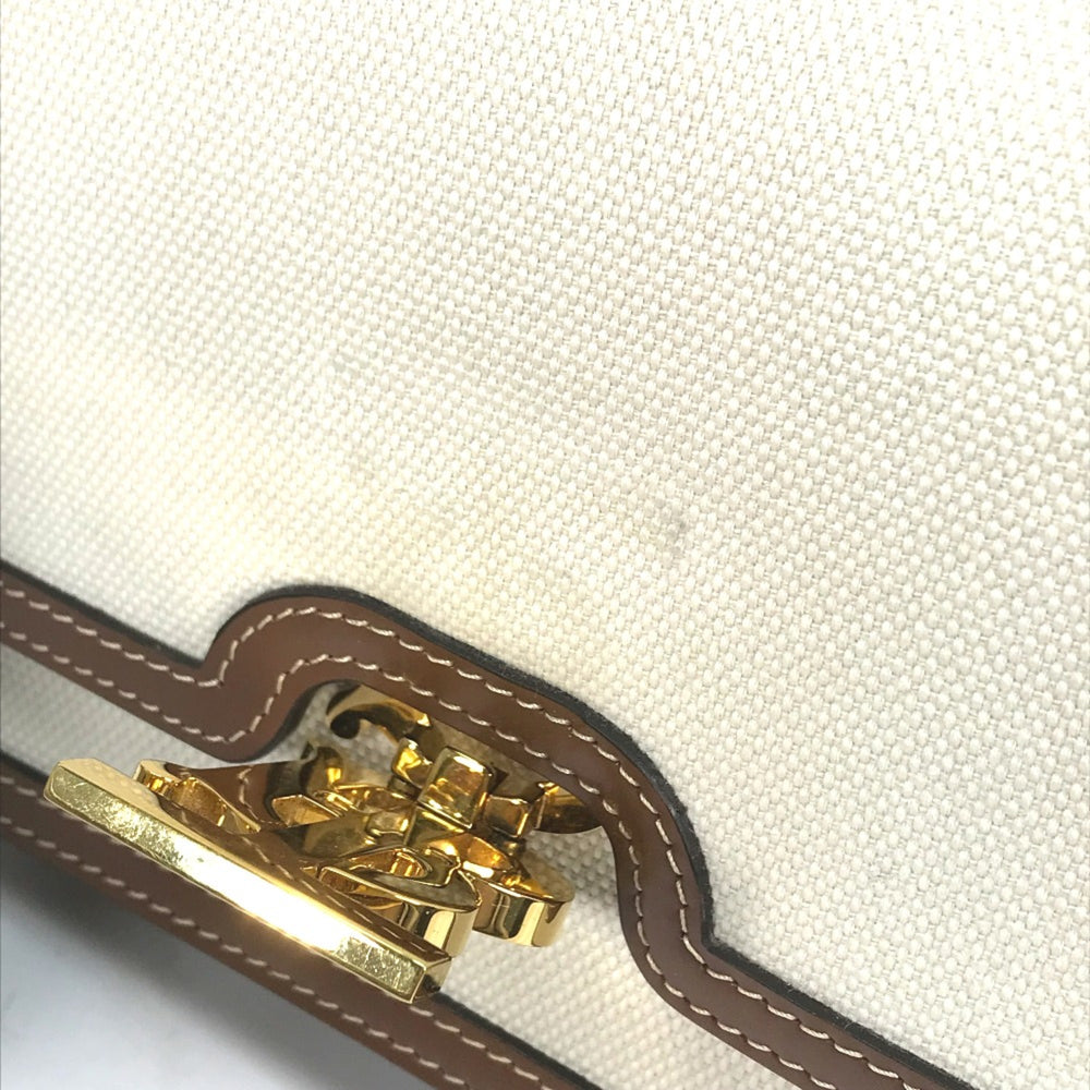 Burberry 8039365 Bag 2WAY bag Clutch bag Crossbody Shoulder Bag Beige Brown — Like New
