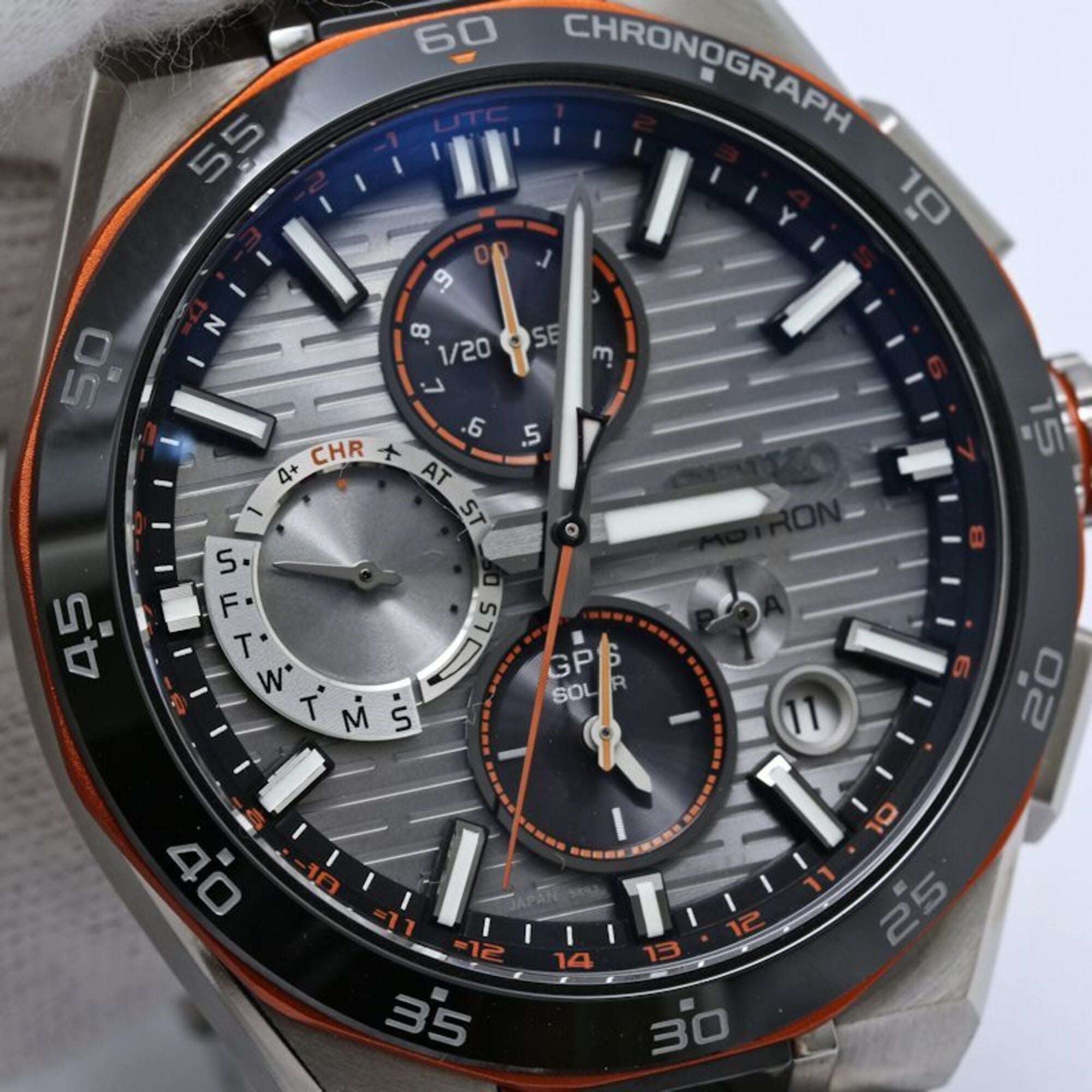 SEIKO Astron Nextar GPS Solar SBXC183 5X83-0AS0-1 (Limited Edition of 1200) Men's Watch, Ceramic x Titanium, 40534 — Good