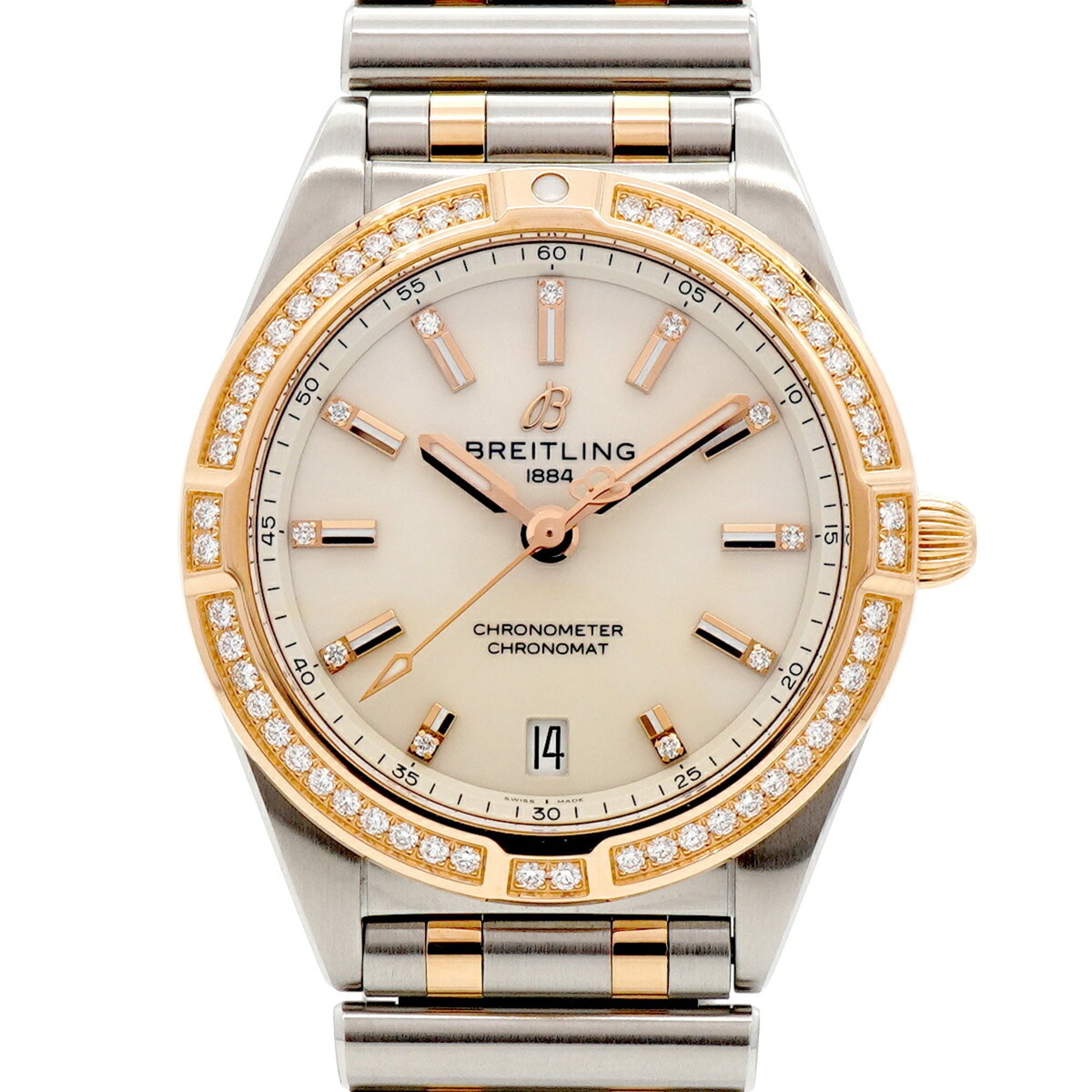 Breitling Chronomat 32 U77310 Silver Dial Women's Watch — Good