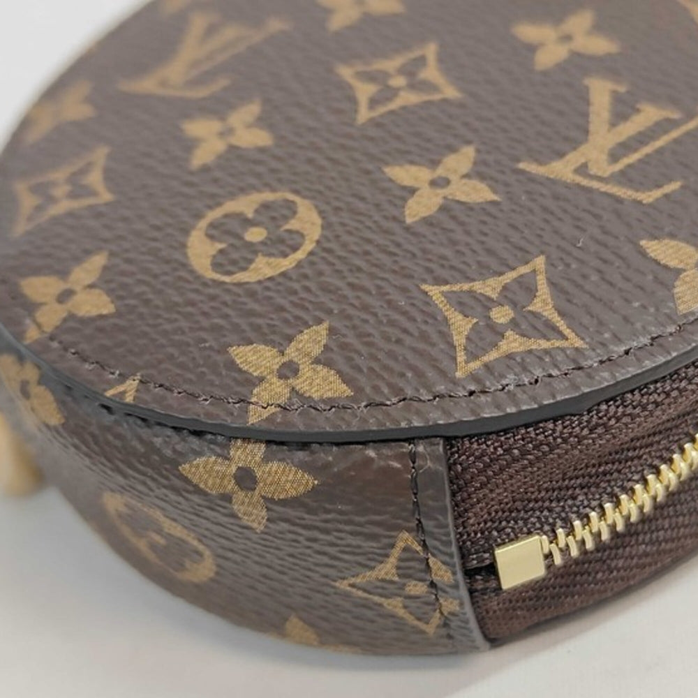 LOUIS VUITTON Louis Vuitton Monogram Eyeshadow Pouch LBC002 Bag Brown Leather Women's — New - Store Return