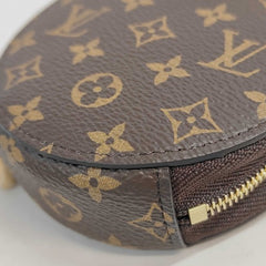 LOUIS VUITTON Louis Vuitton Monogram Eyeshadow Pouch LBC002 Bag Brown Leather Women's — New - Store Return